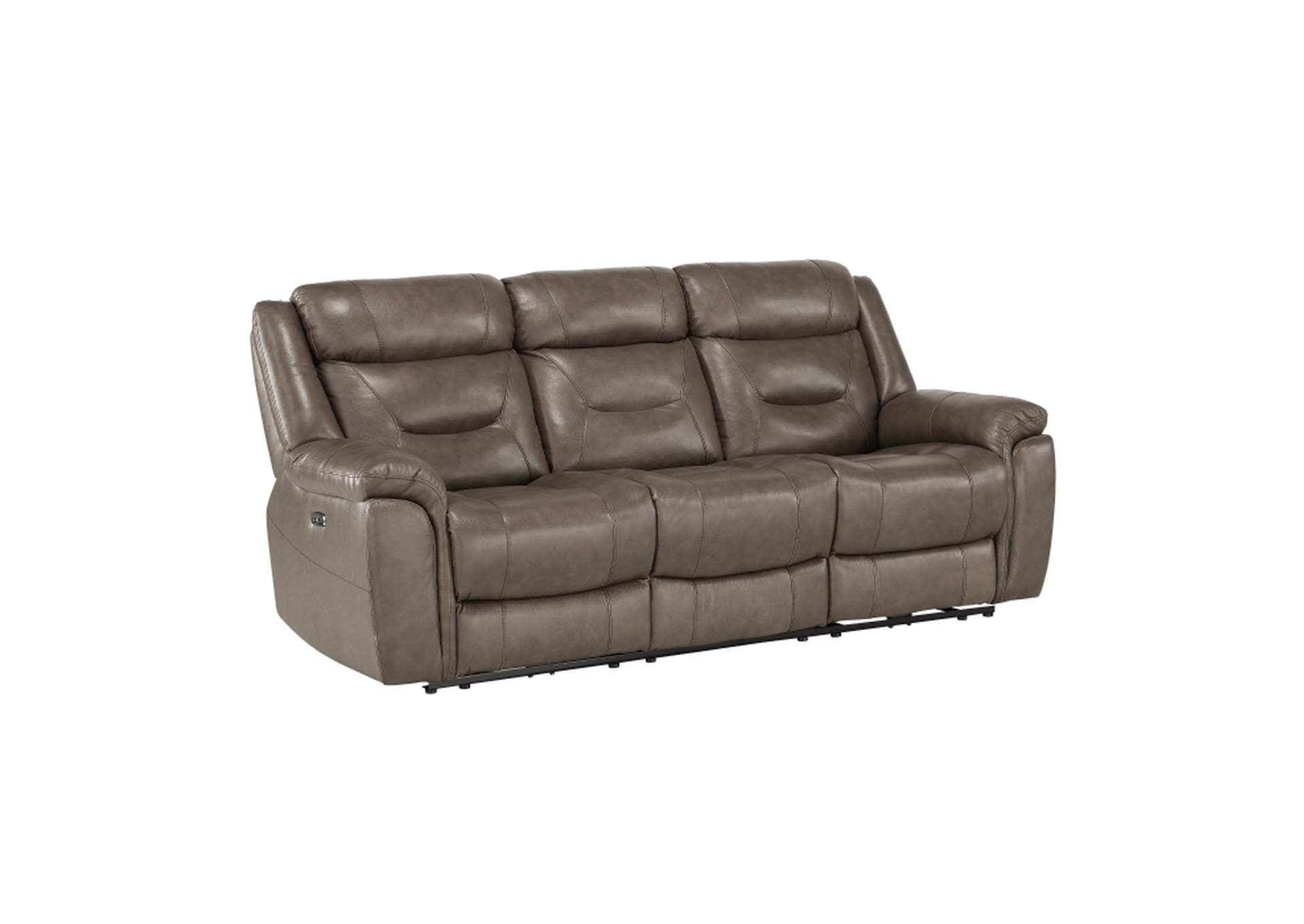 Kennett Power Double Reclining Sofa with Power Headrests and USB Ports image 1