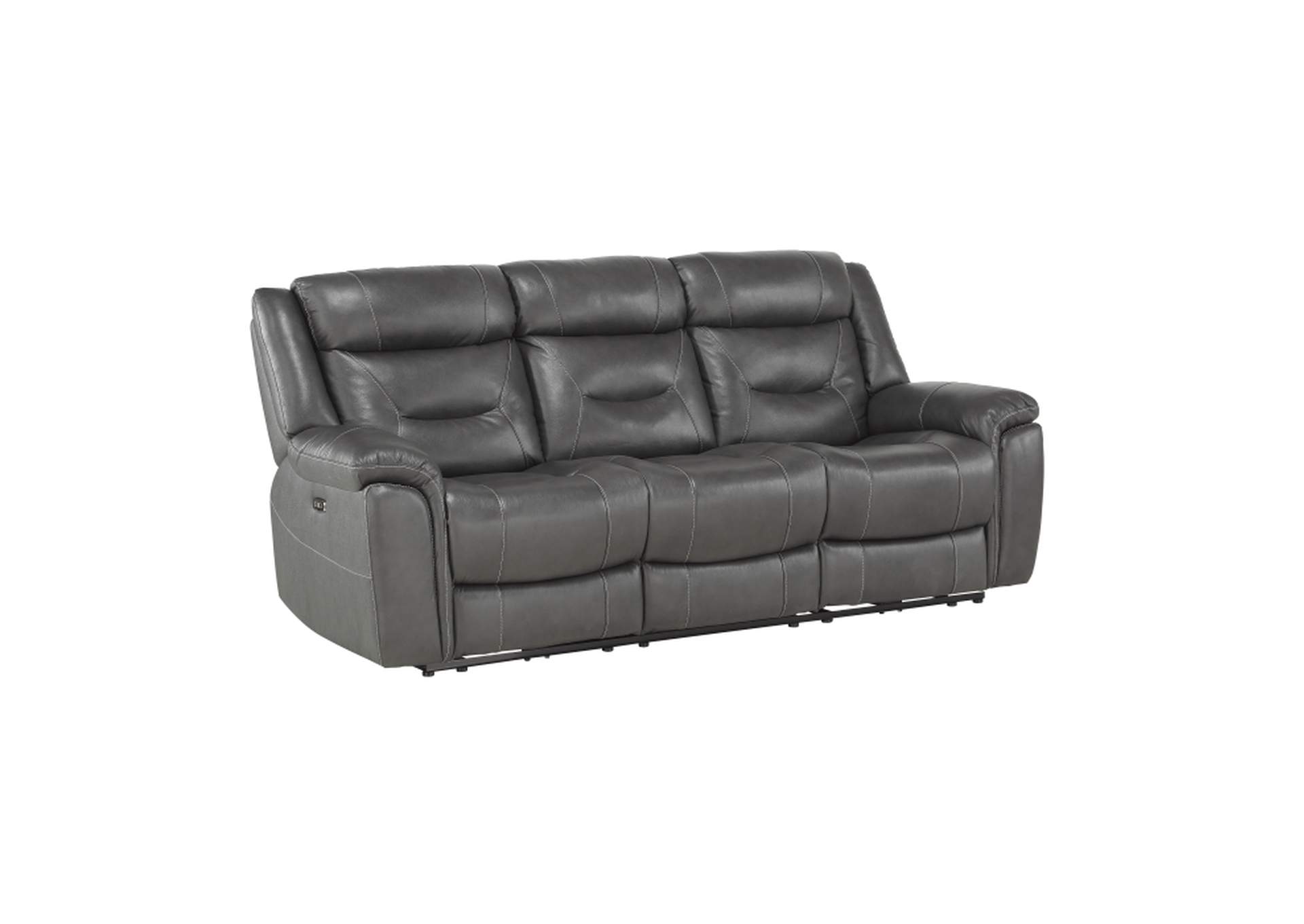 Kennett Power Double Reclining Sofa with Power Headrests and USB Ports image 1