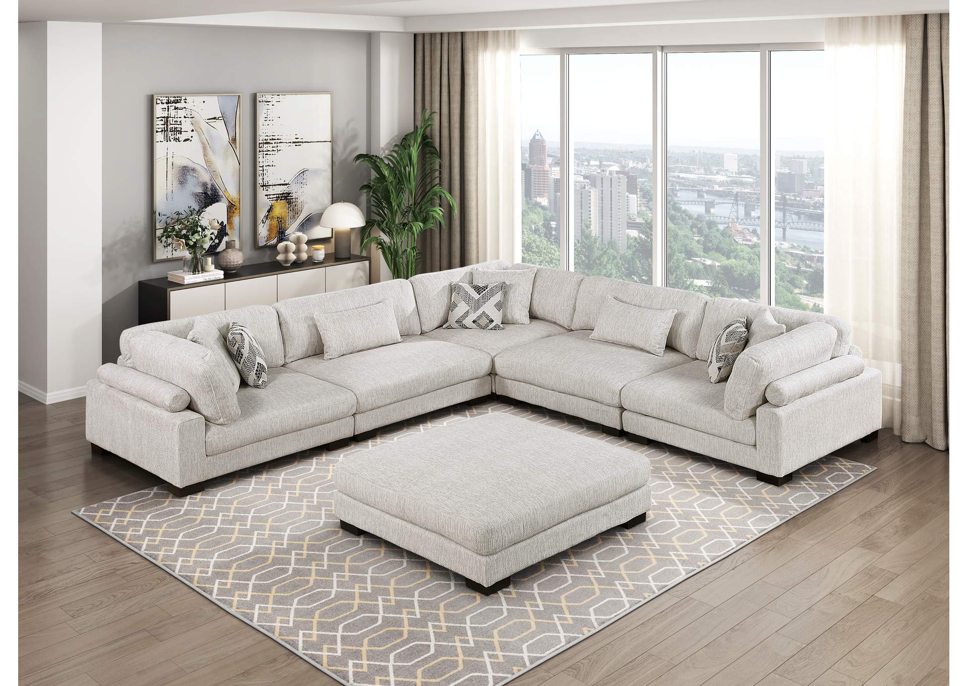 Tinley Ottoman image 1