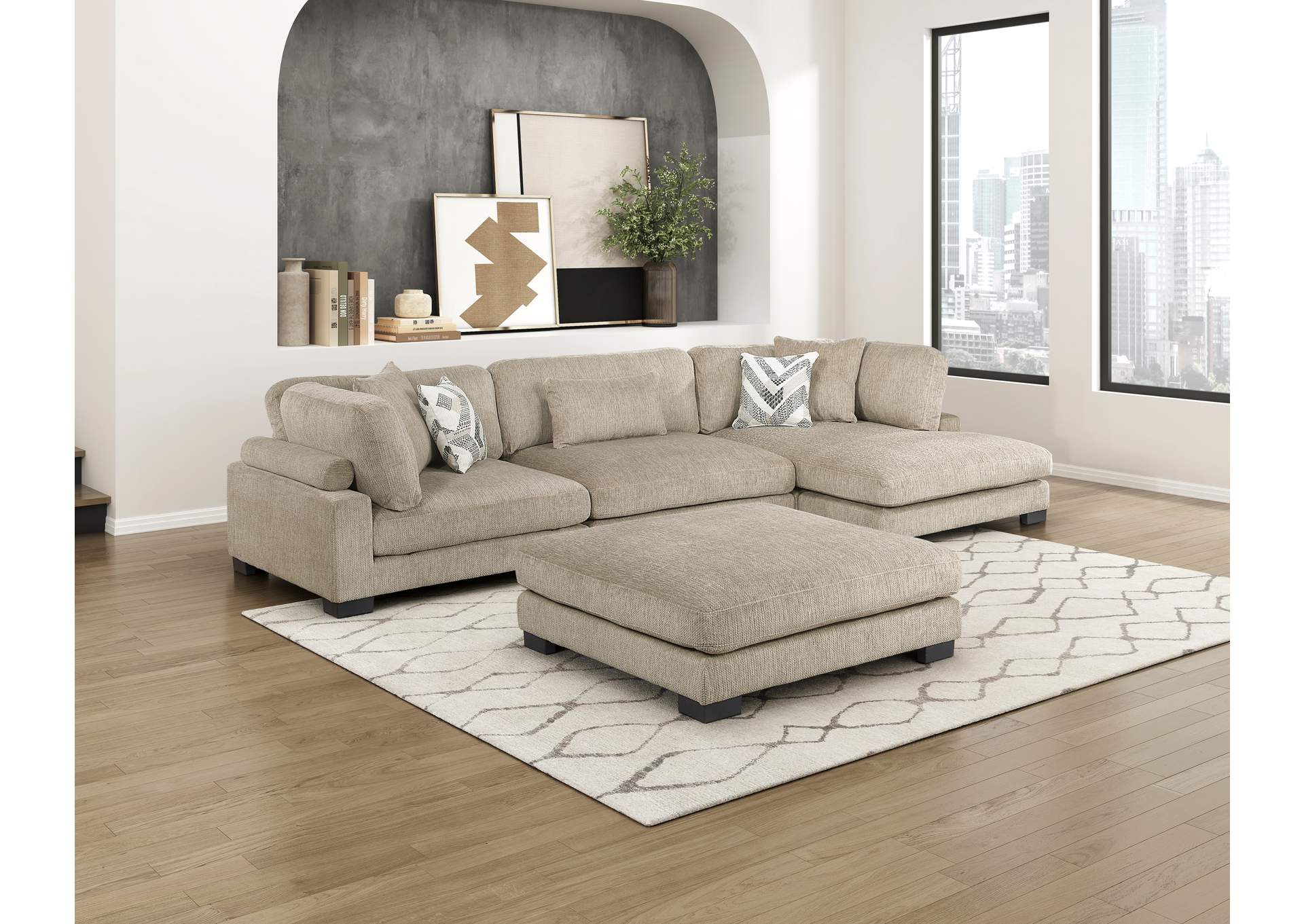 Tinley Ottoman image 1