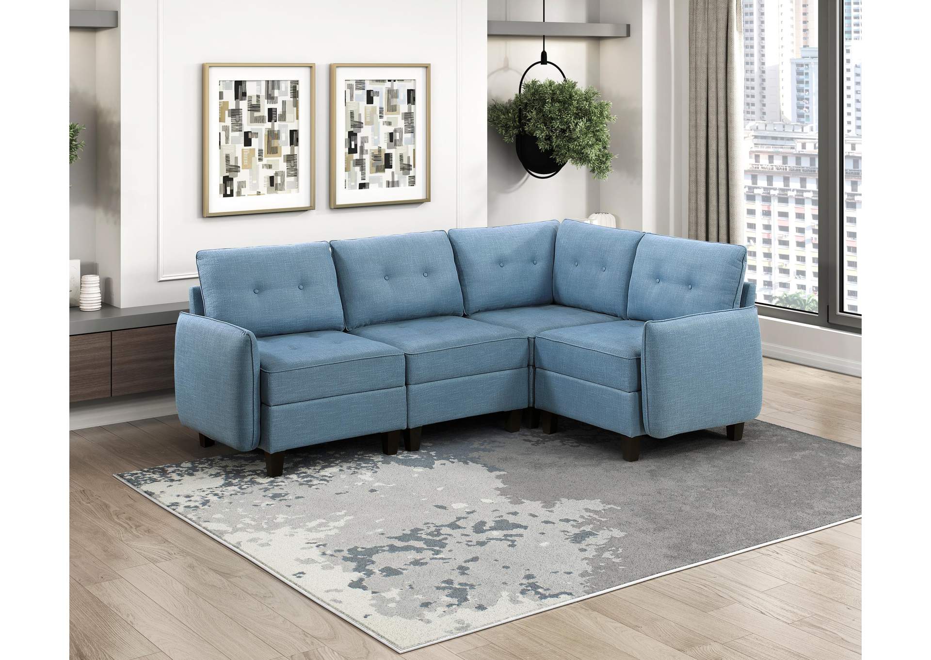Garren 4-Piece Sectional with Storage image 7