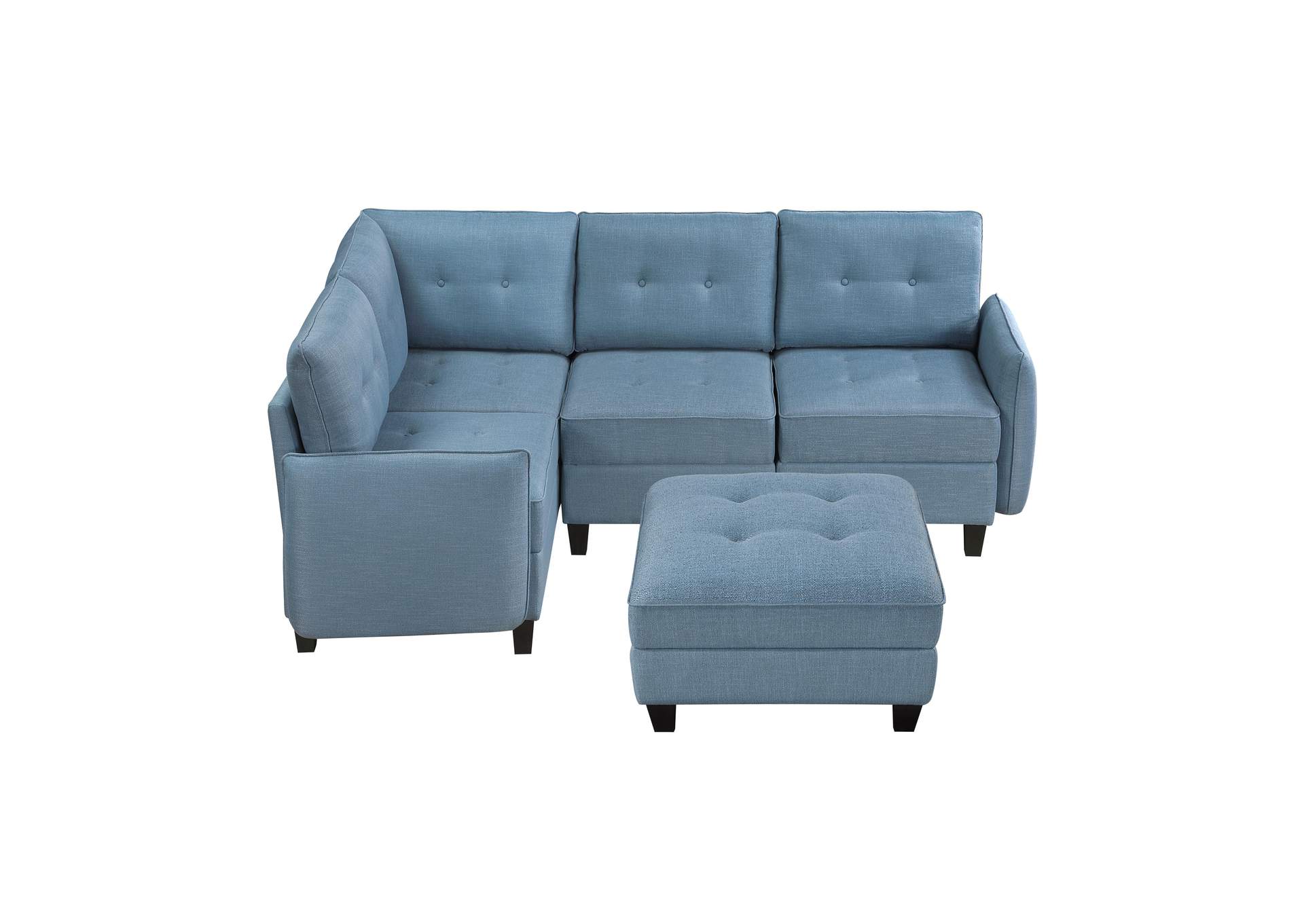 Garren 5-Piece Sectional with Storage and Ottoman image 10