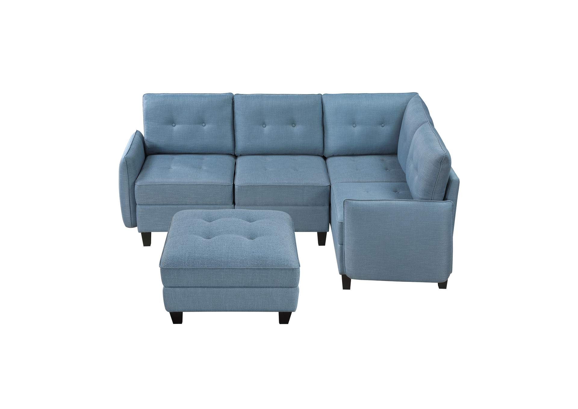 Garren 5-Piece Sectional with Storage and Ottoman image 11