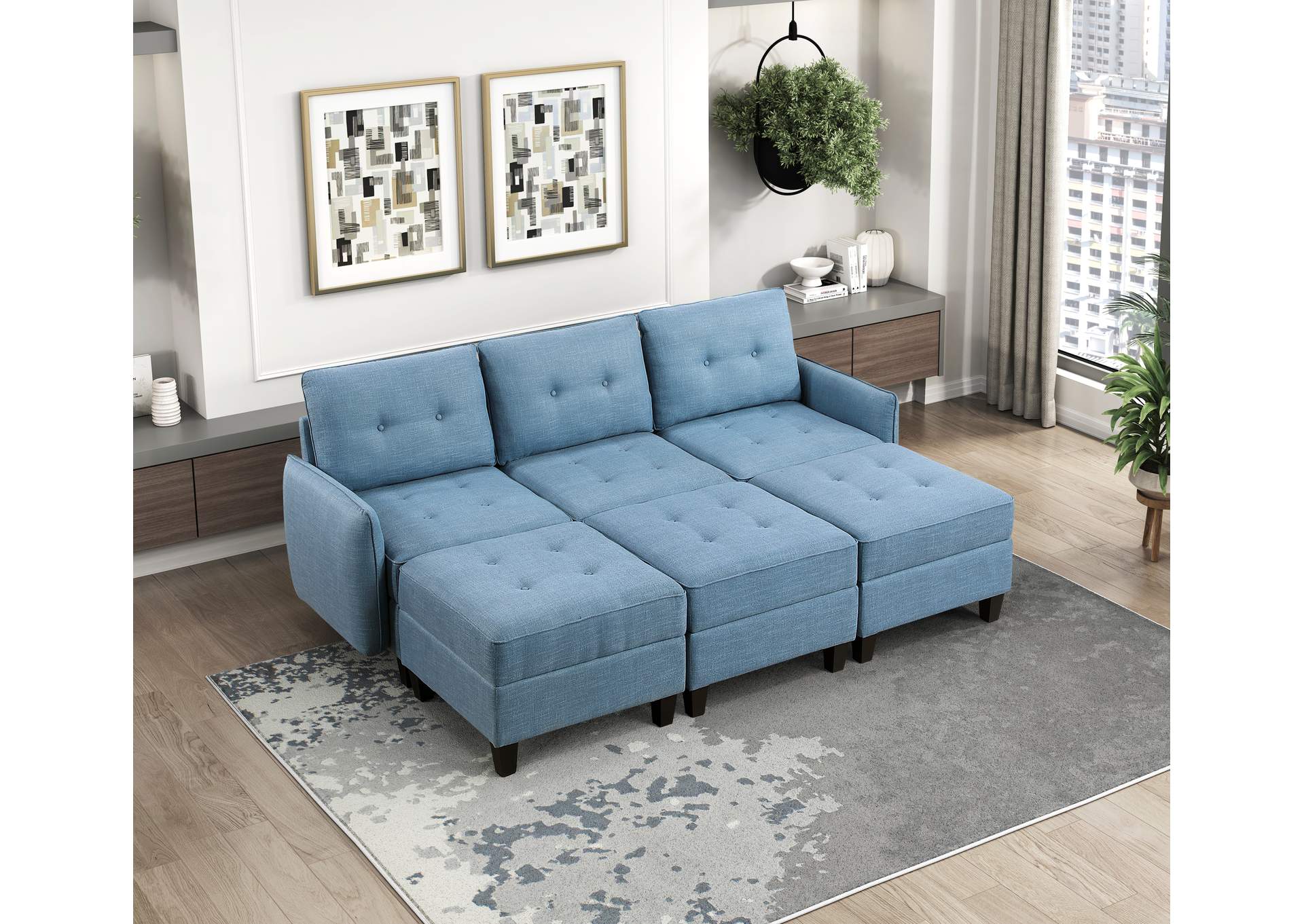 Chair with One Arm and Storage image 4