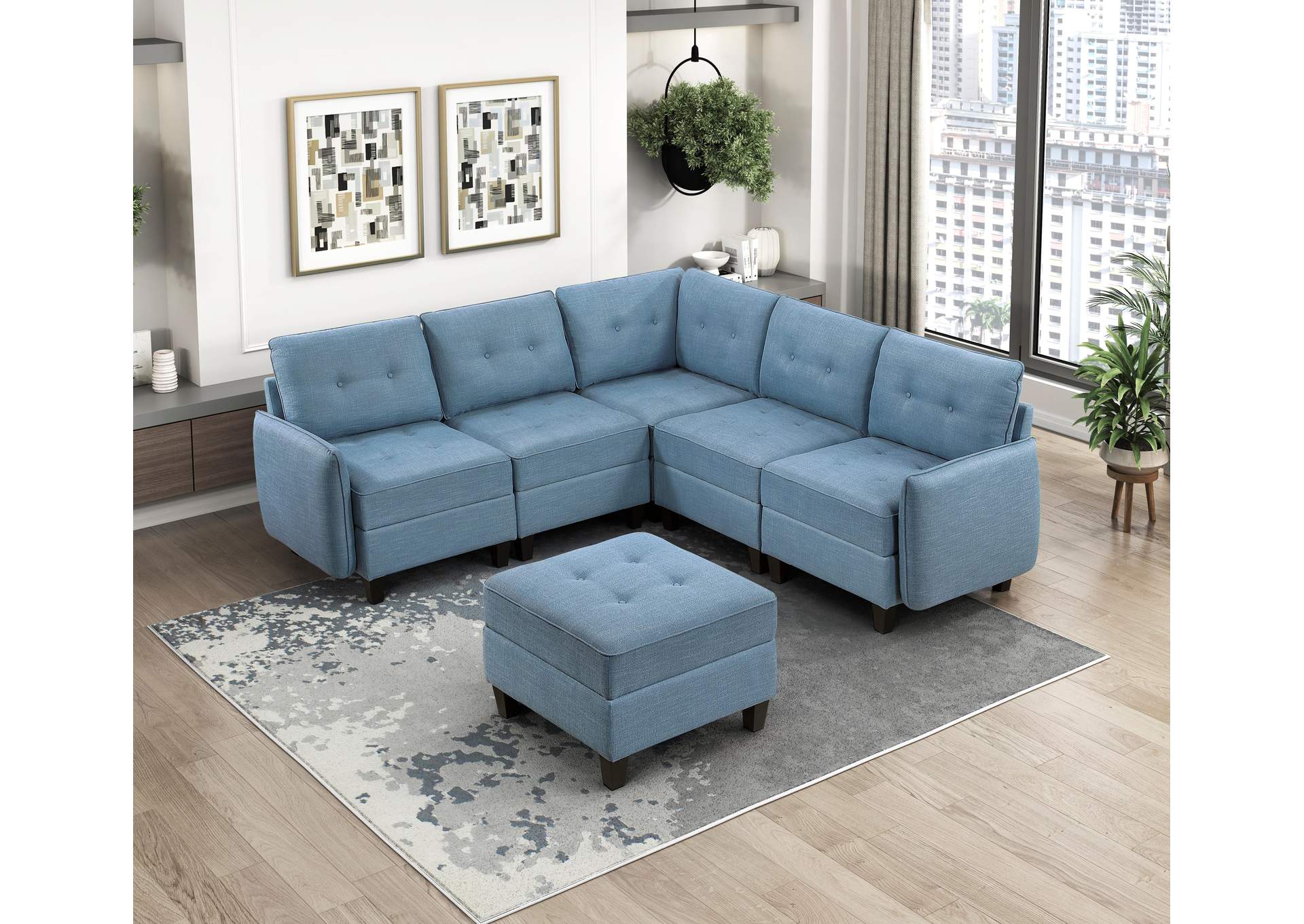 Garren Ottoman with Storage image 7