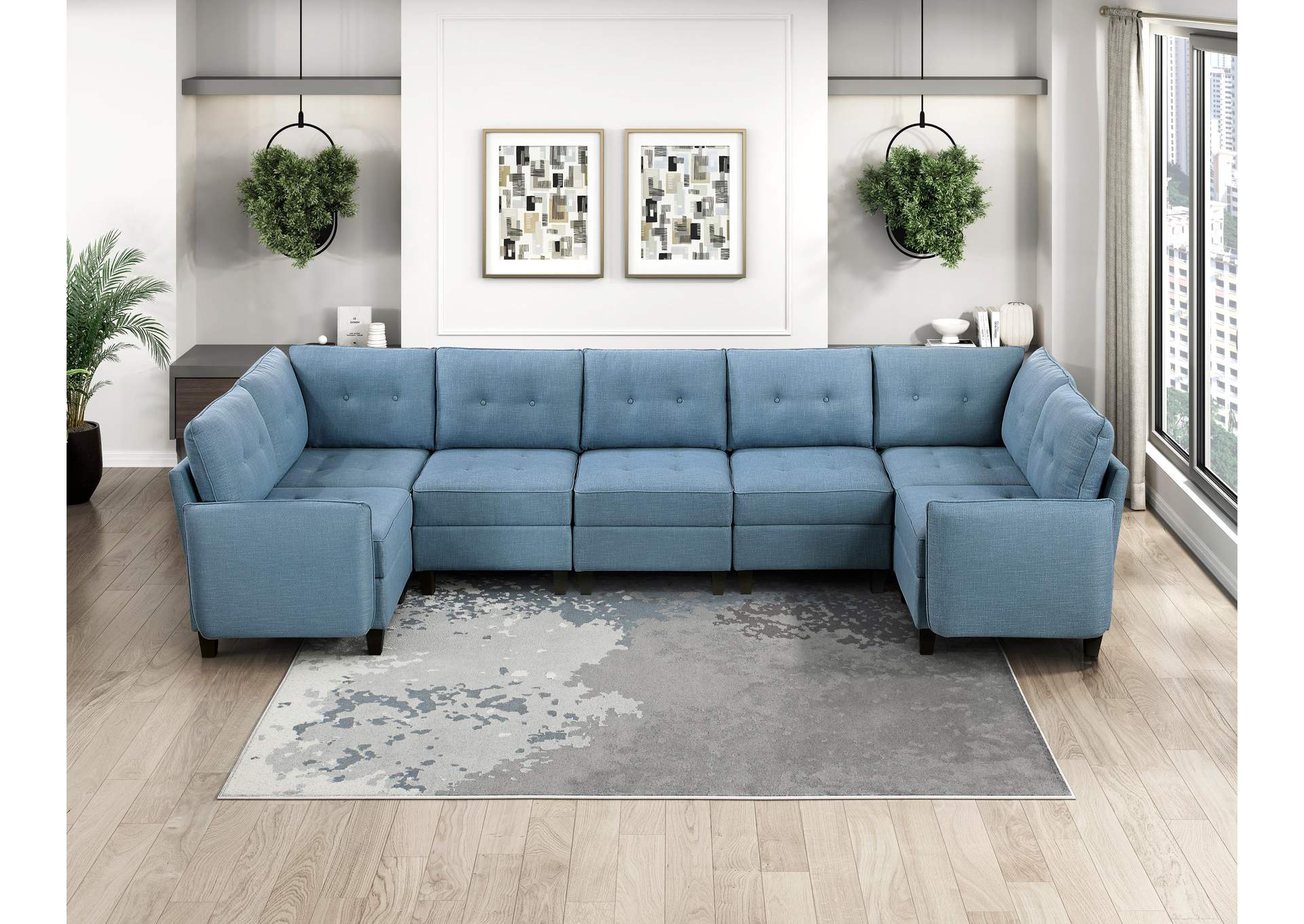 Garren 7-Piece Sectional with Storage image 7