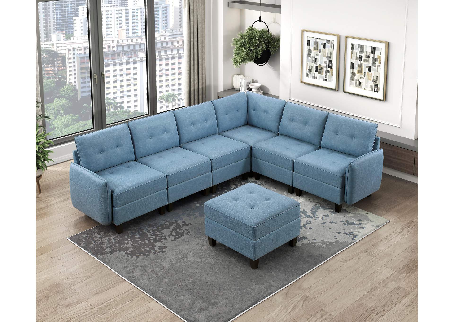 Garren Ottoman with Storage image 19