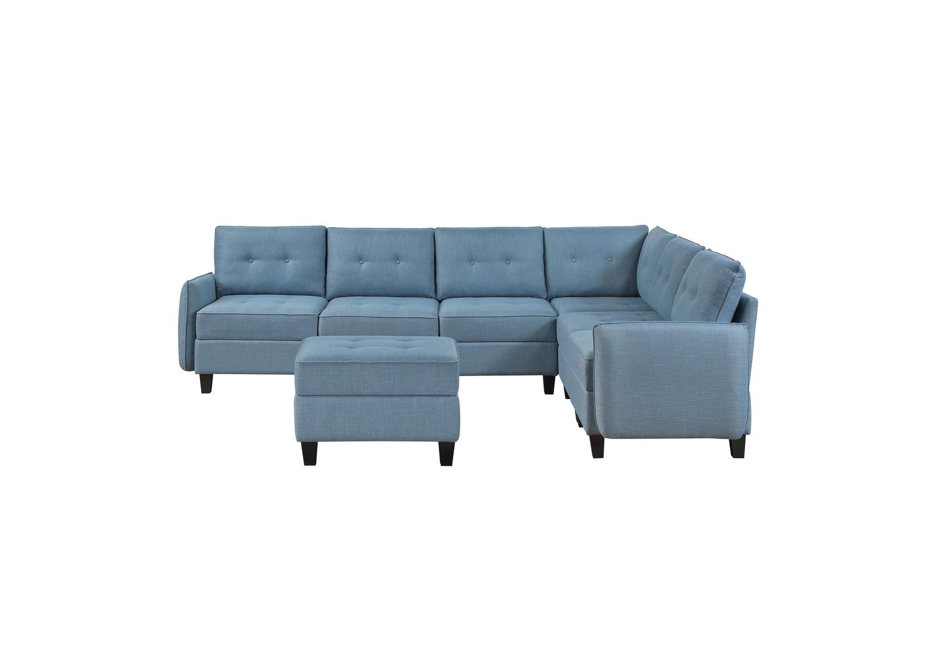 Garren 7-Piece Sectional with Storage and Ottoman image 14