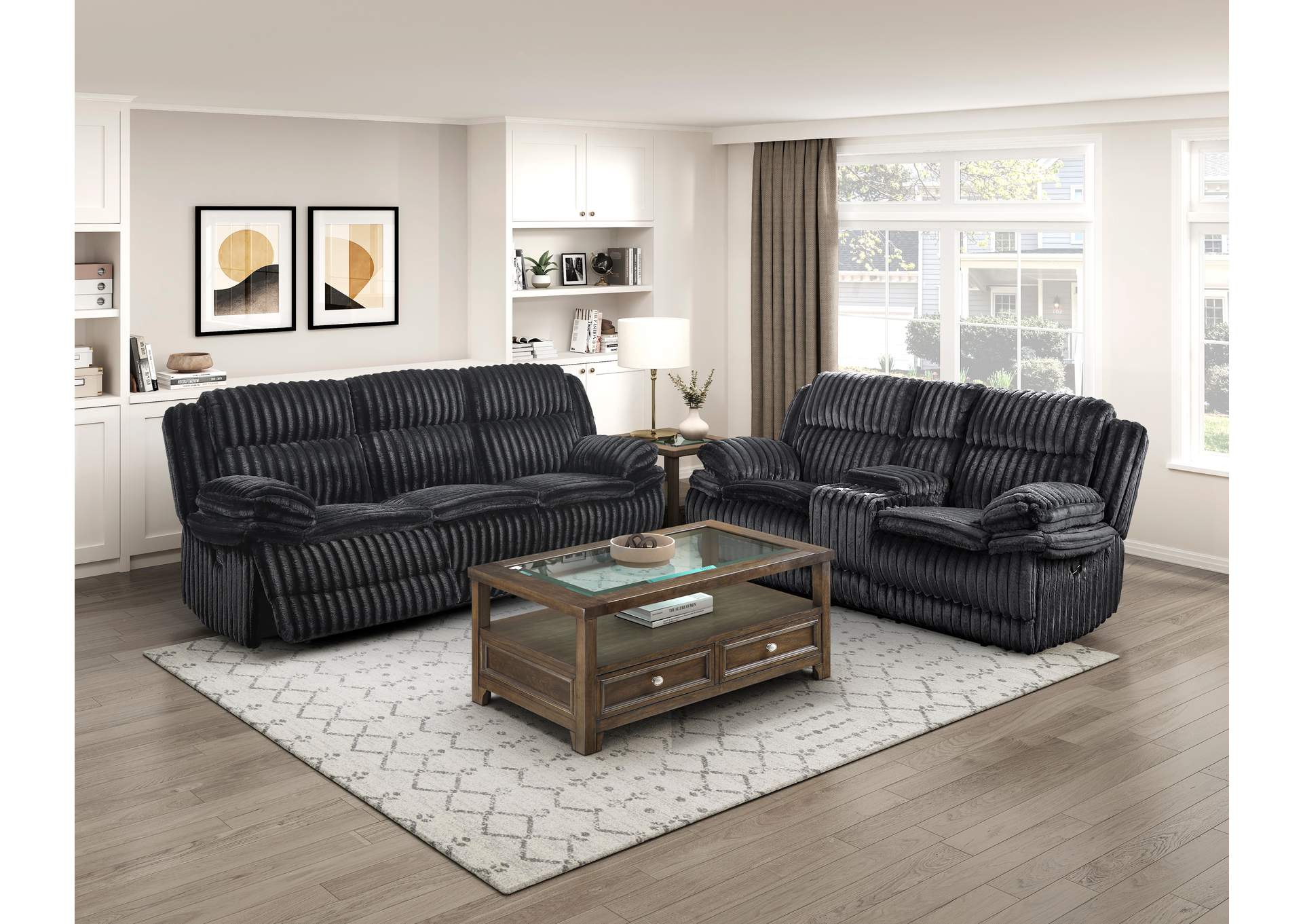 Double Reclining Love Seat with Center Console image 5