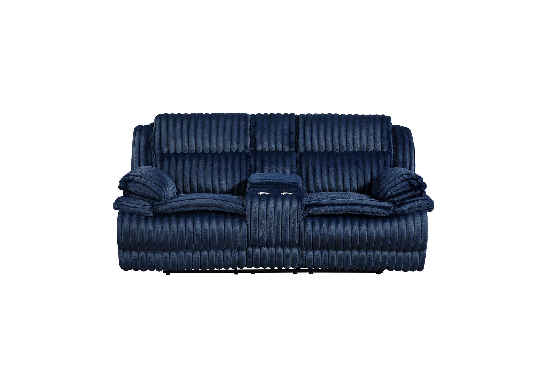 Double Reclining Love Seat with Center Console image 1