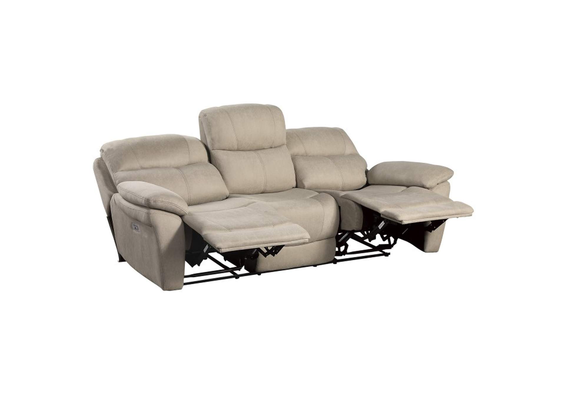 Longvale Power Double Reclining Sofa with Power Headrests image 3