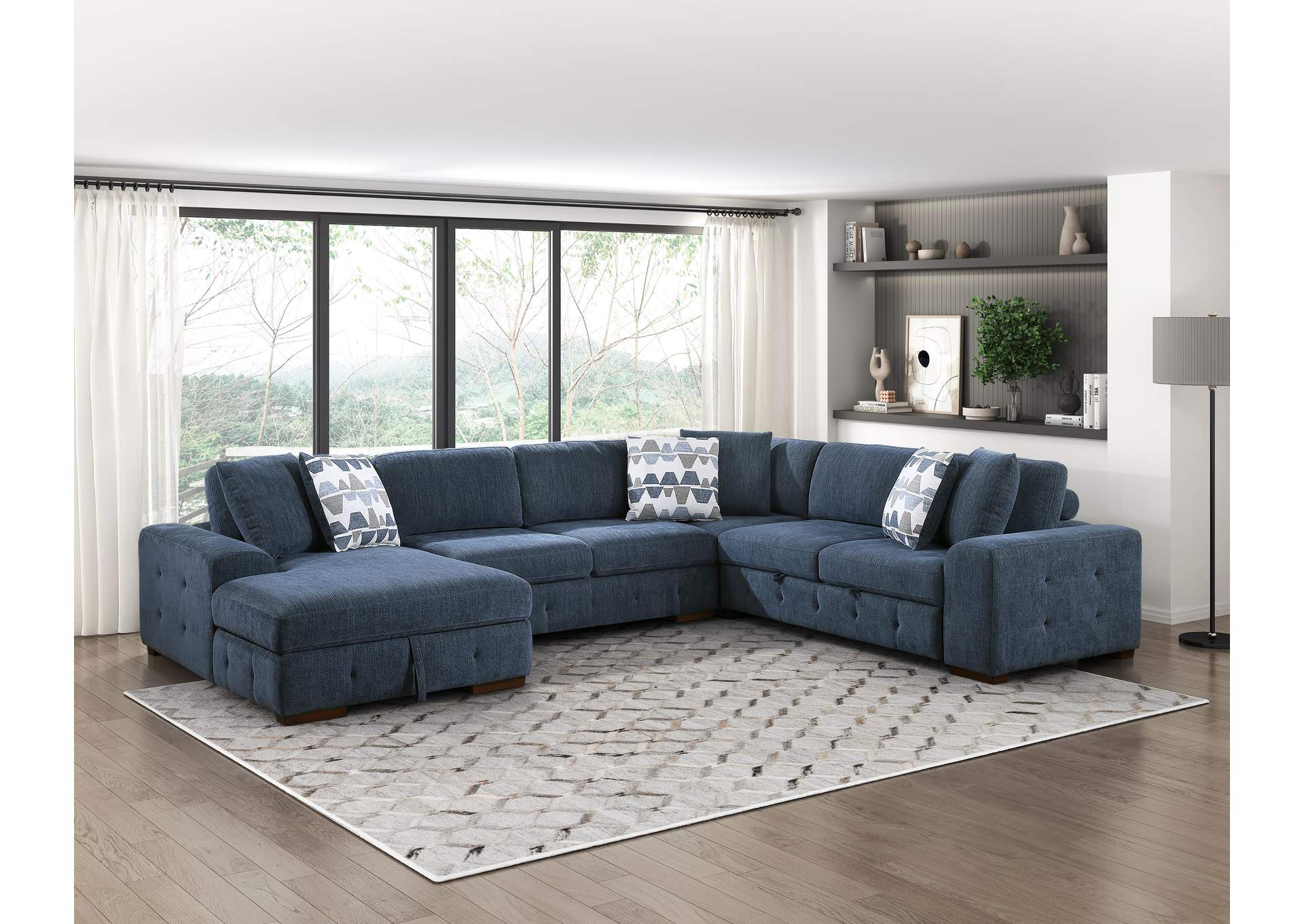 Raife 4-Piece Sectional with Left Chaise image 26
