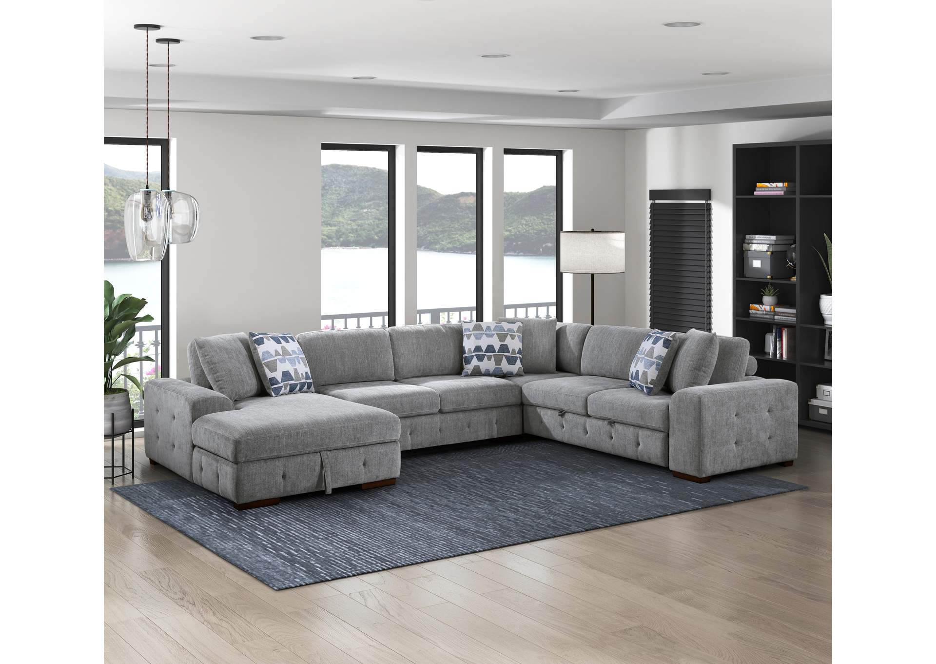 Raife 4-Piece Sectional with Left Chaise image 28