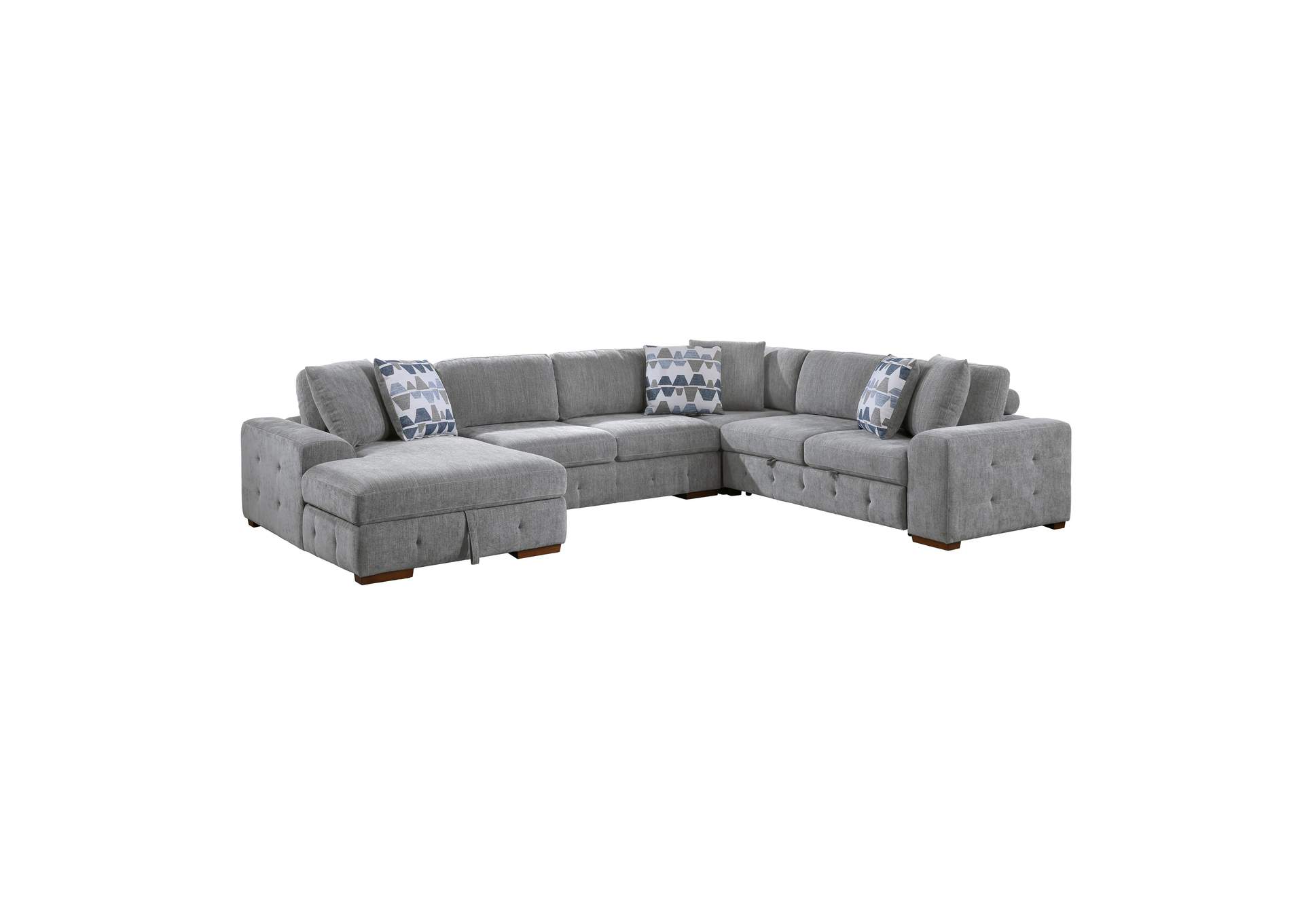 Raife 4-Piece Sectional with Left Chaise image 1