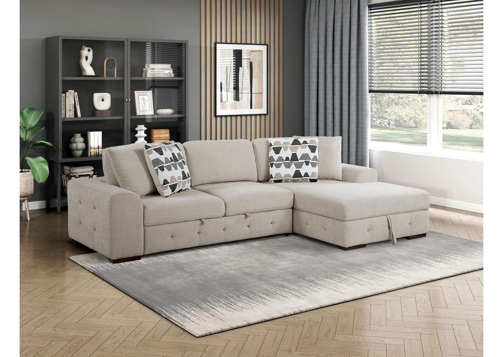Raife 2-Piece Sectional with Right Chaise image 7