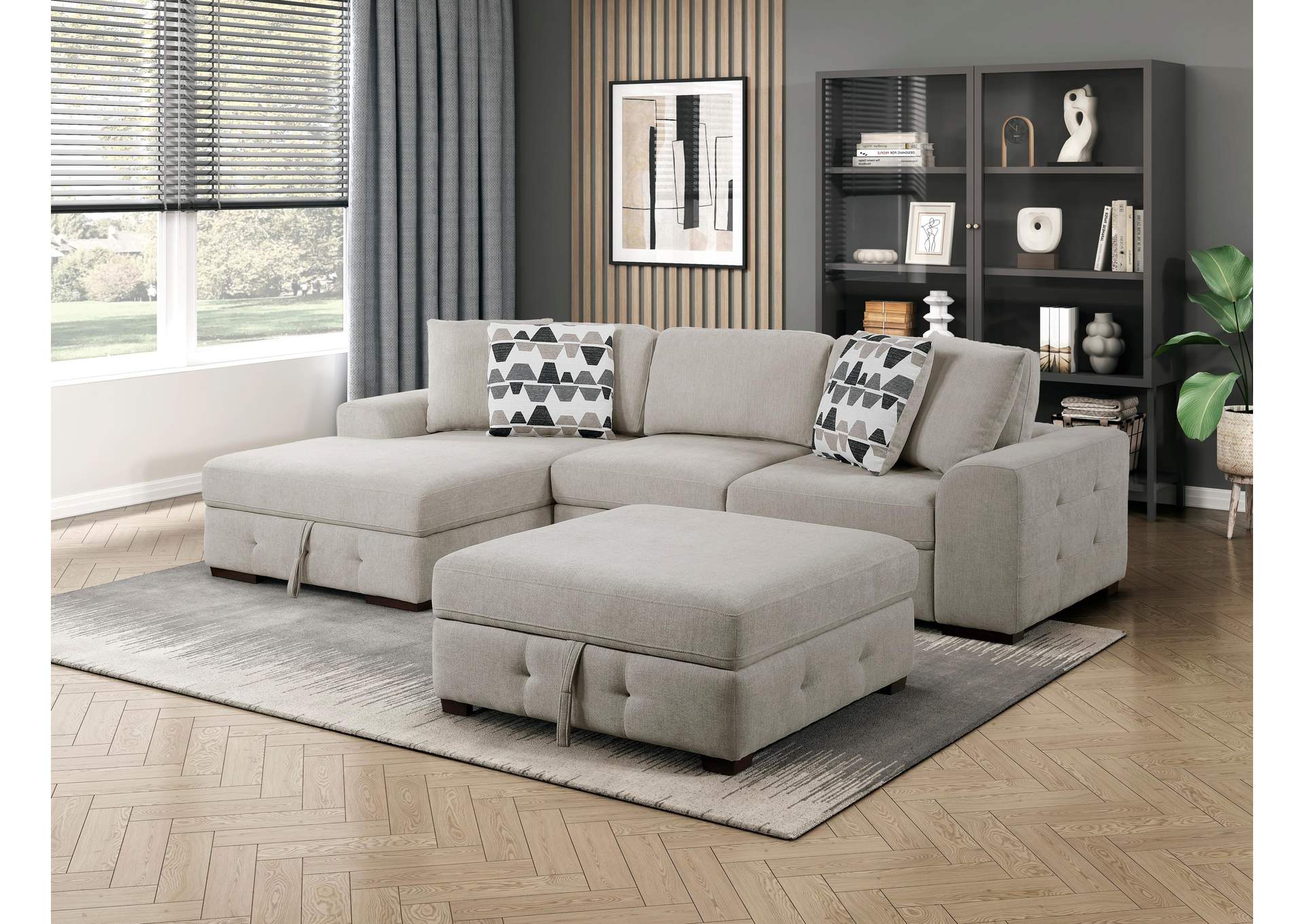Raife Storage Ottoman image 7