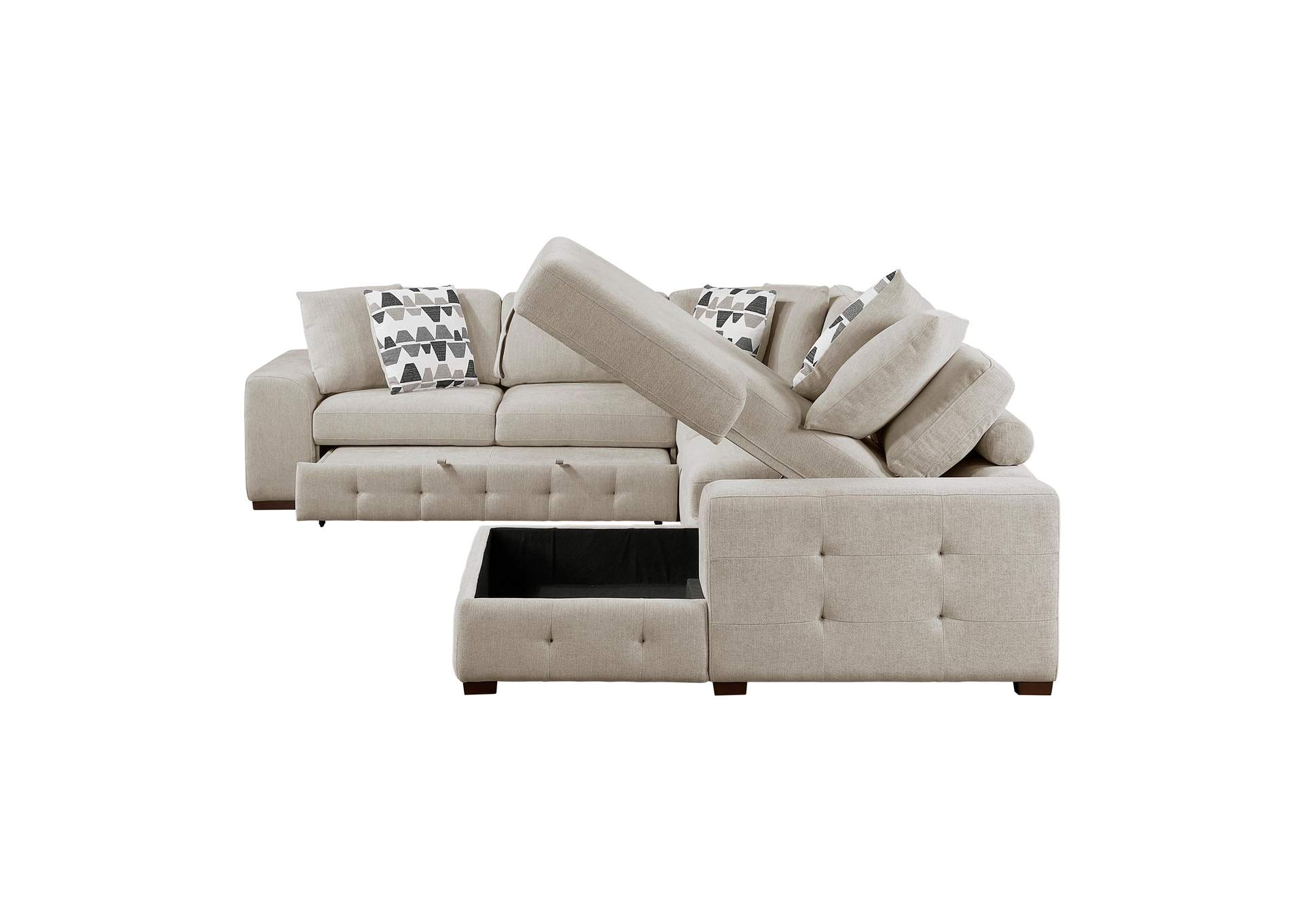 Raife 4-Piece Sectional with Right Chaise image 19