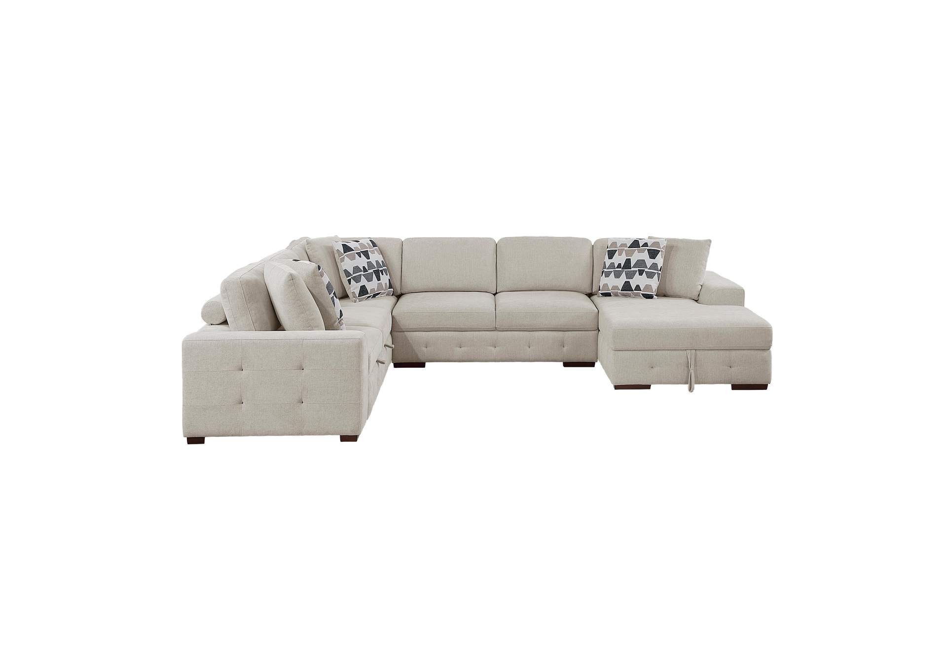 Raife 4-Piece Sectional with Right Chaise image 23