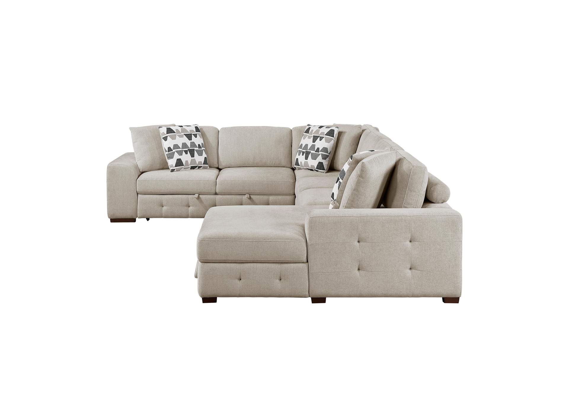 Raife 4-Piece Sectional with Right Chaise image 22