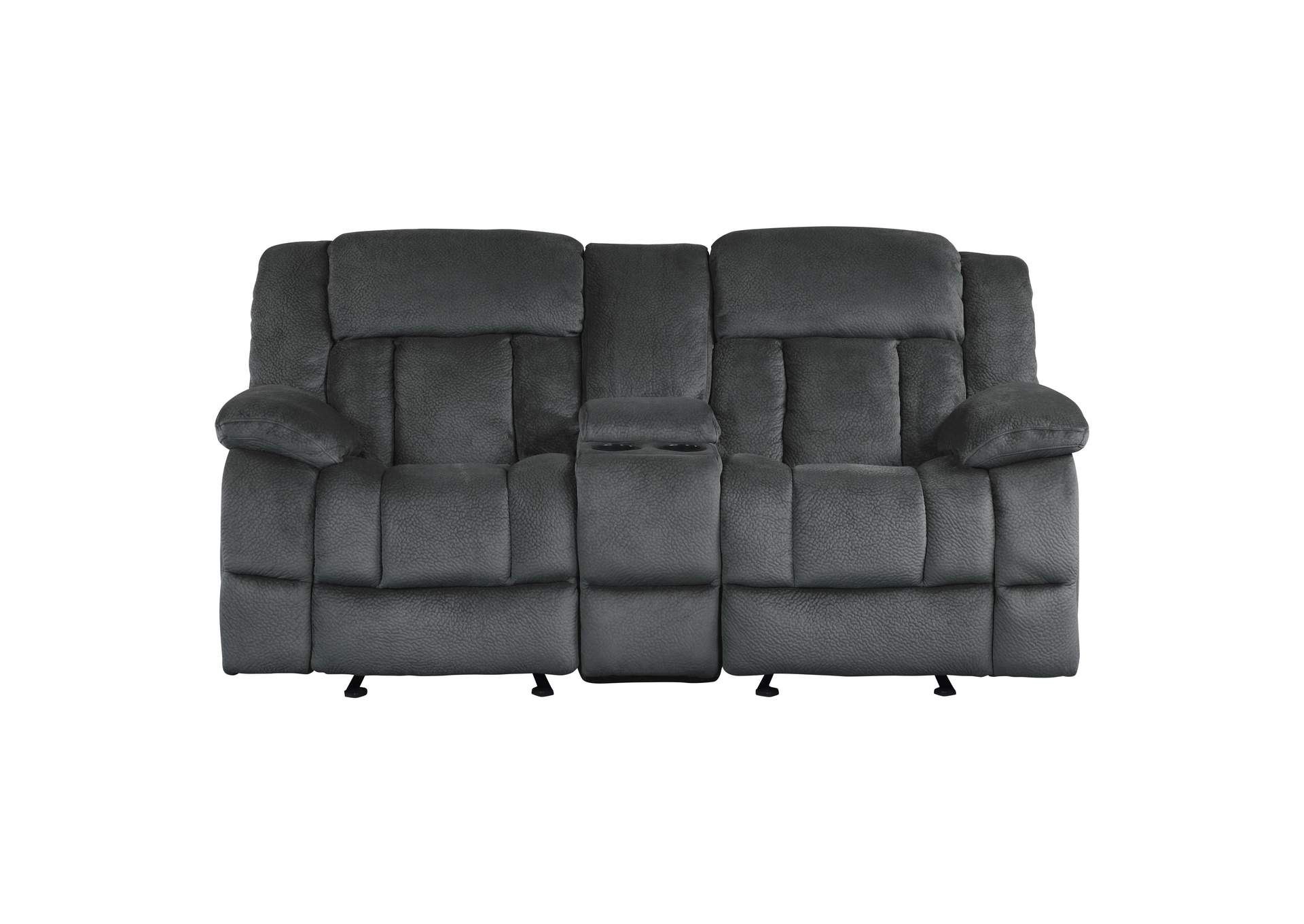 Laurelton Double Glider Reclining Love Seat with Center Console image 1