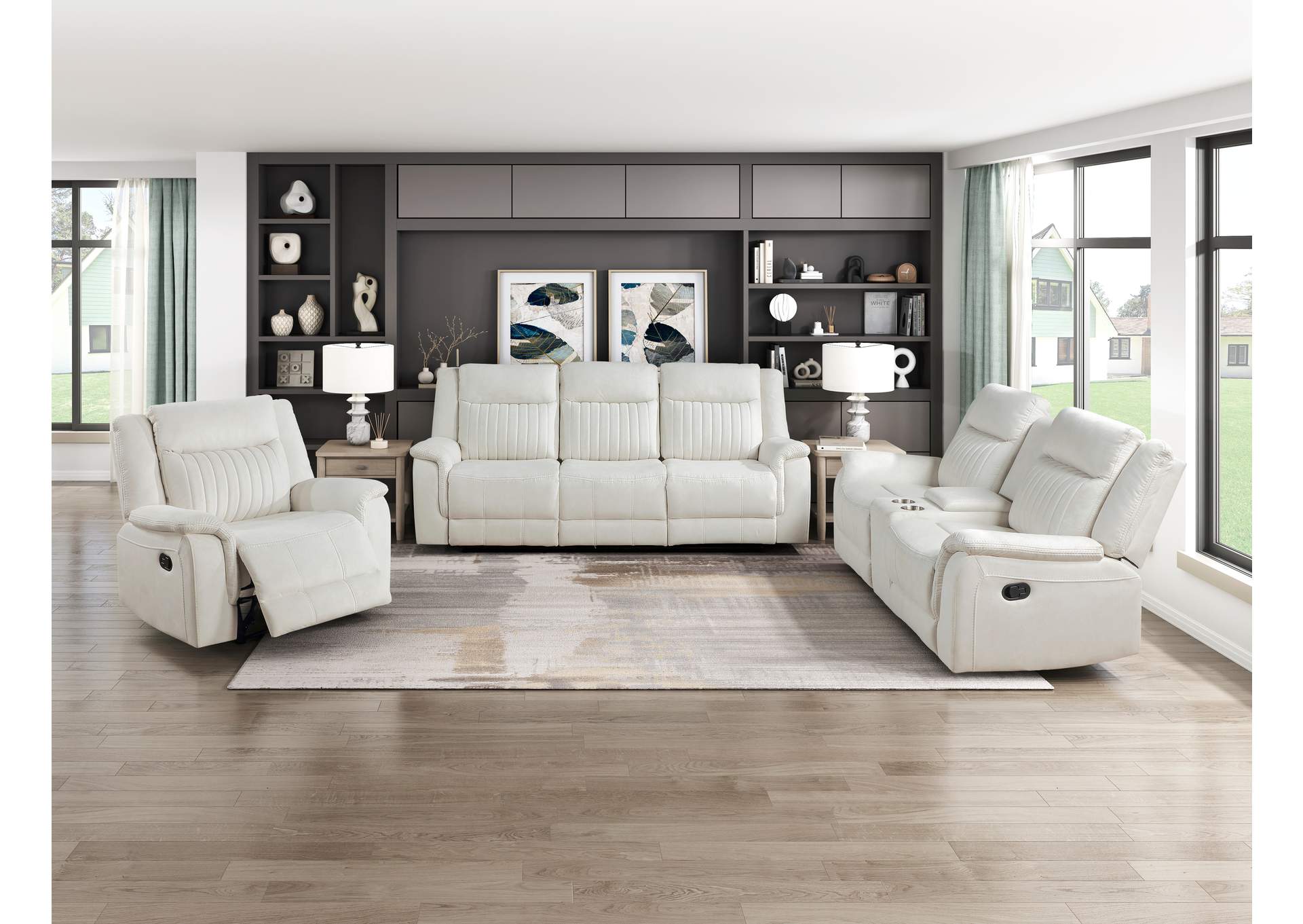 Double Reclining Love Seat with Center Console image 4