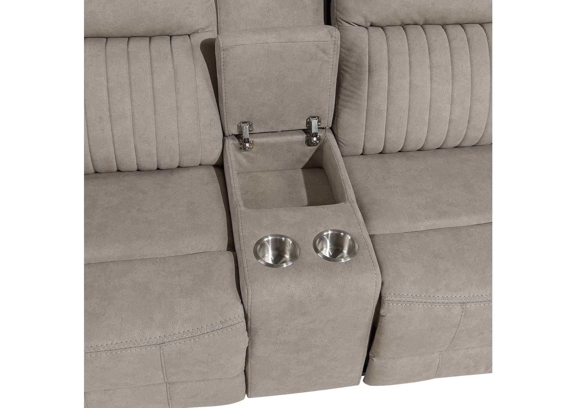 Double Reclining Love Seat with Center Console image 3