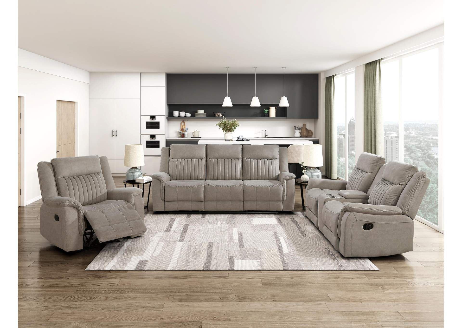Dean Double Reclining Sofa image 9