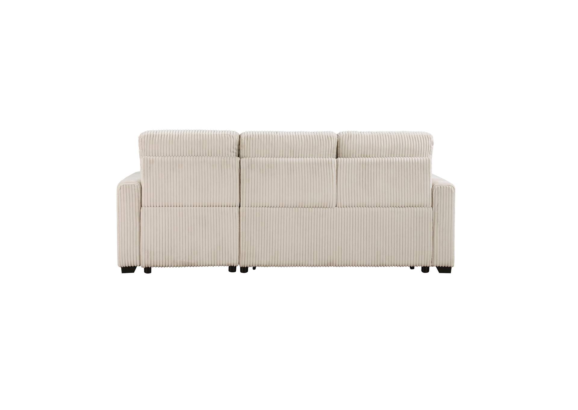 Rhett 3-Piece Reversible Sectional with Pull-out Bed and Hidden Storage image 16