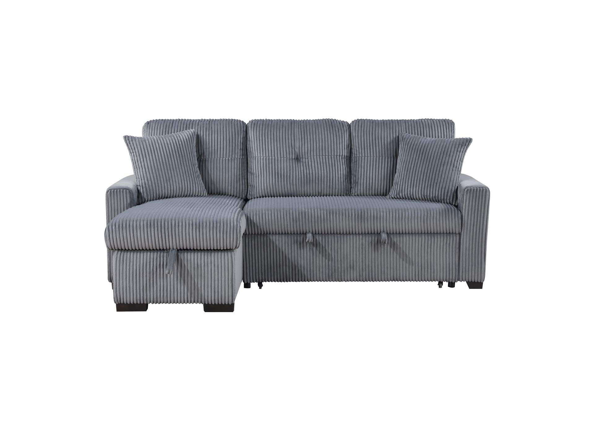 Rhett 3-Piece Reversible Sectional with Pull-out Bed and Hidden Storage image 19