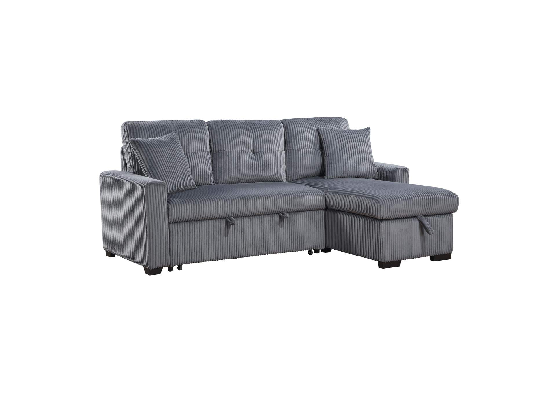 Rhett 3-Piece Reversible Sectional with Pull-out Bed and Hidden Storage image 18