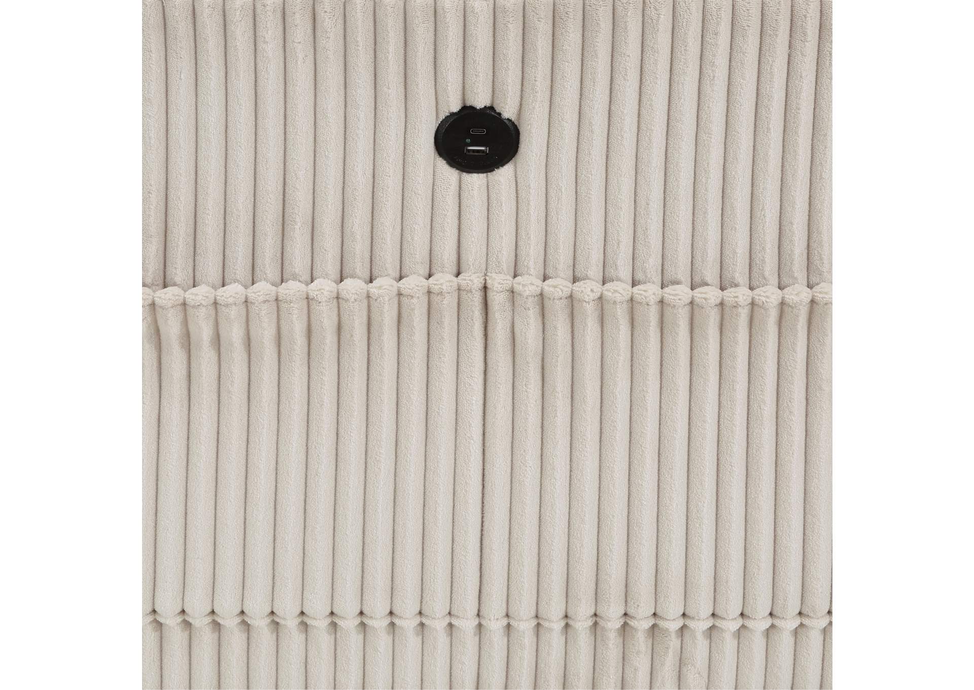 Chair with One Arm, Storage, Storage Pouch and Charging Ports image 6