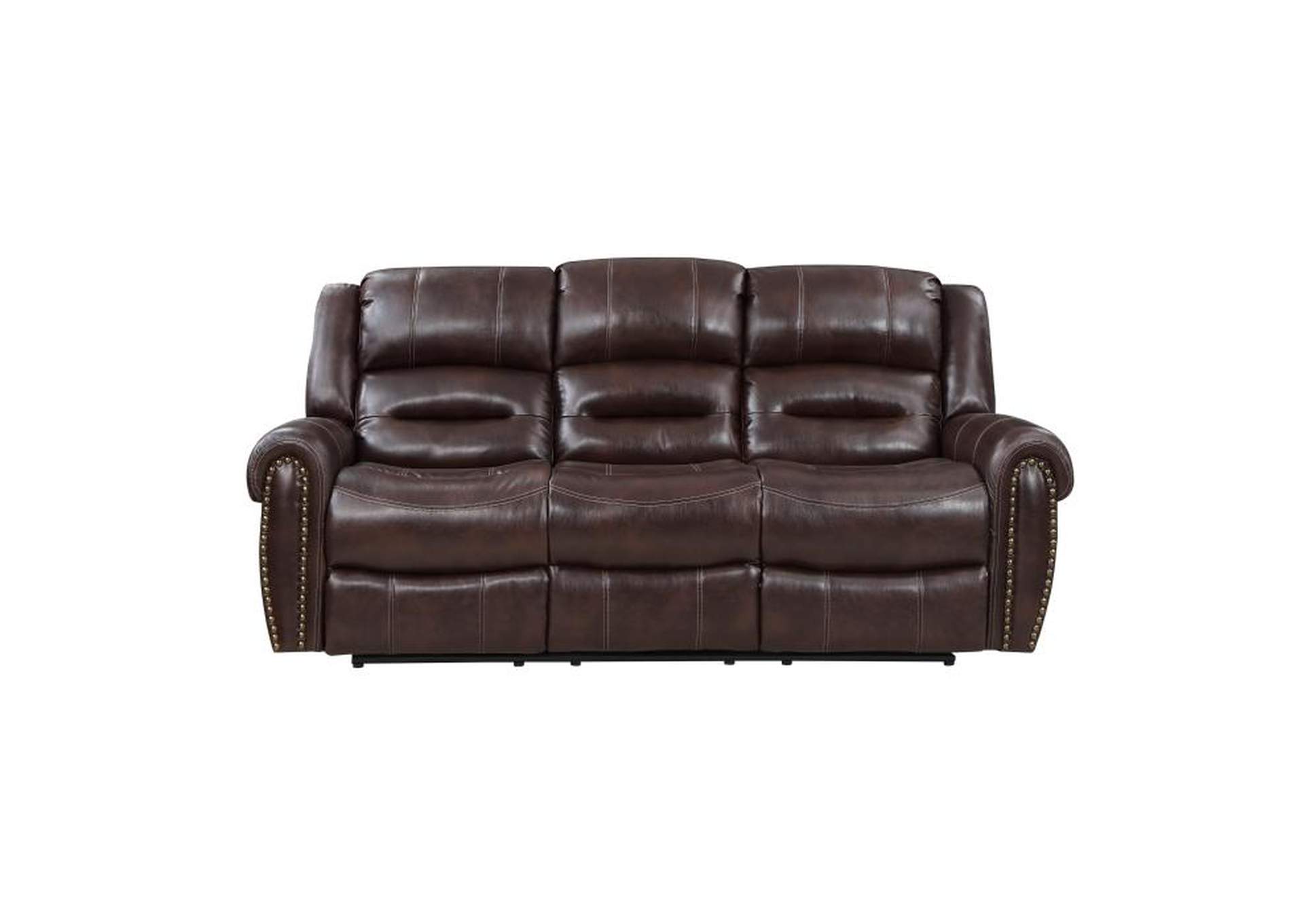 Hill Double Reclining Sofa With Center Drop-Down Cup Holders image 1