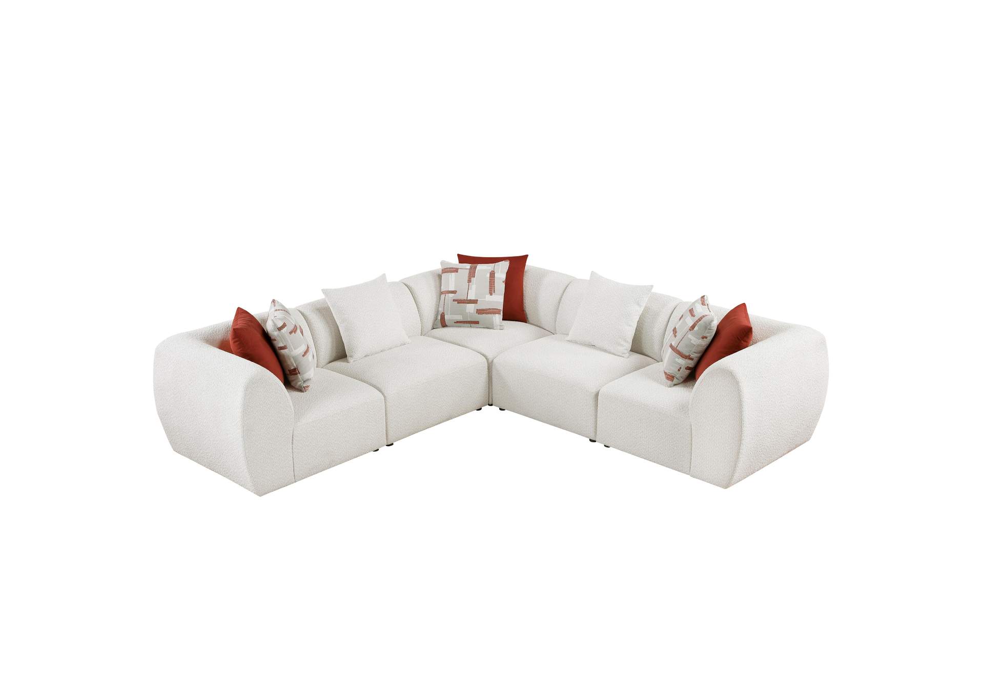 Franz 5-Piece Modular Sectional image 1