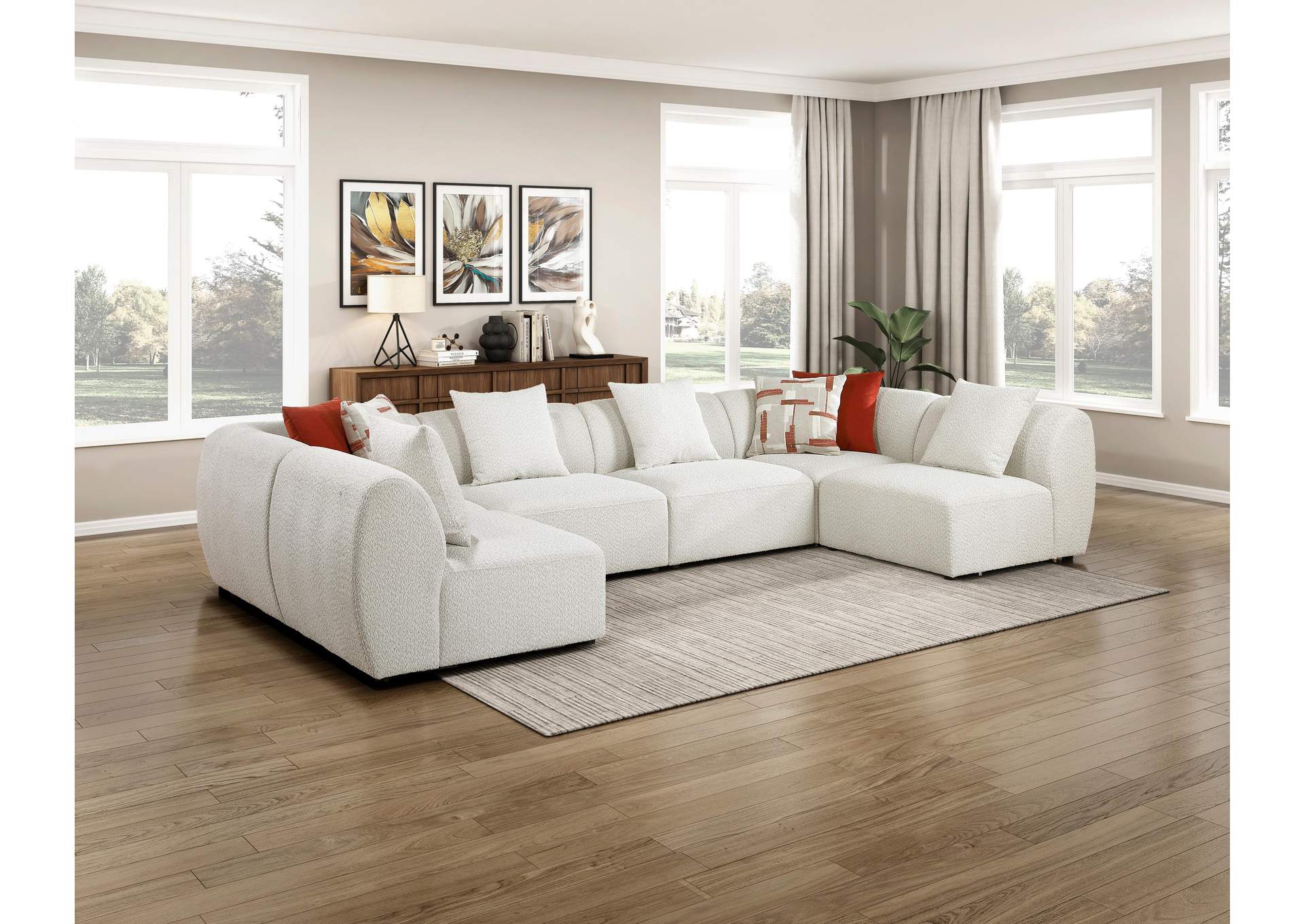 Franz 6-Piece Modular Sectional image 9