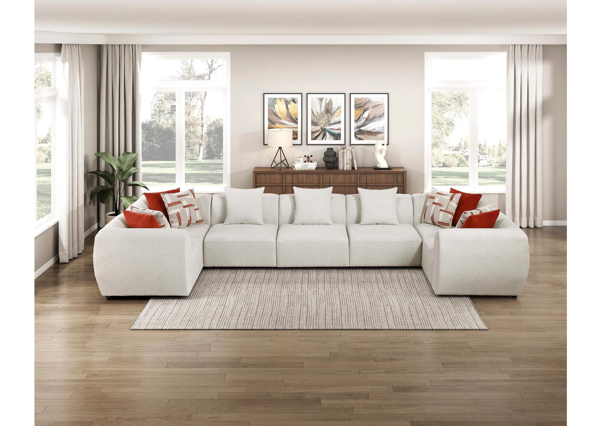 Franz 7-Piece Modular Sectional image 9