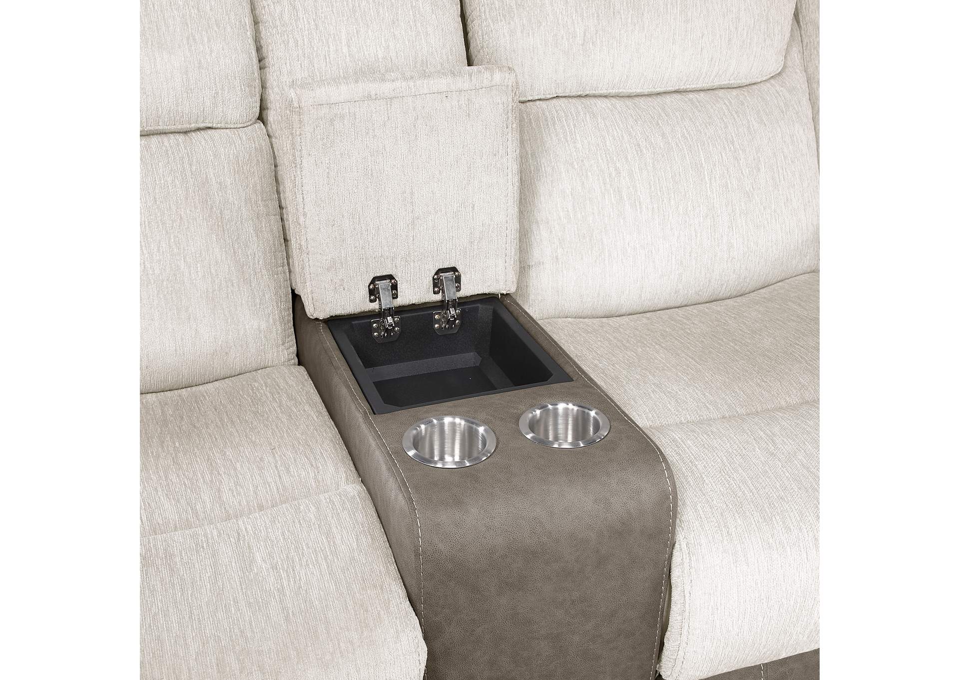 Double Reclining Love Seat with Center Console image 4