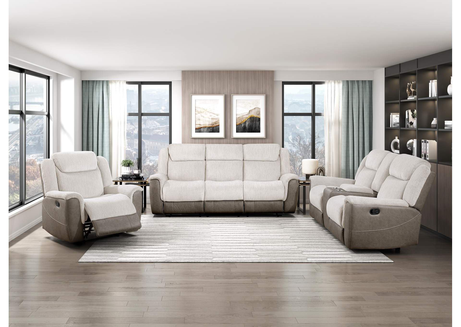 Double Reclining Sofa image 3