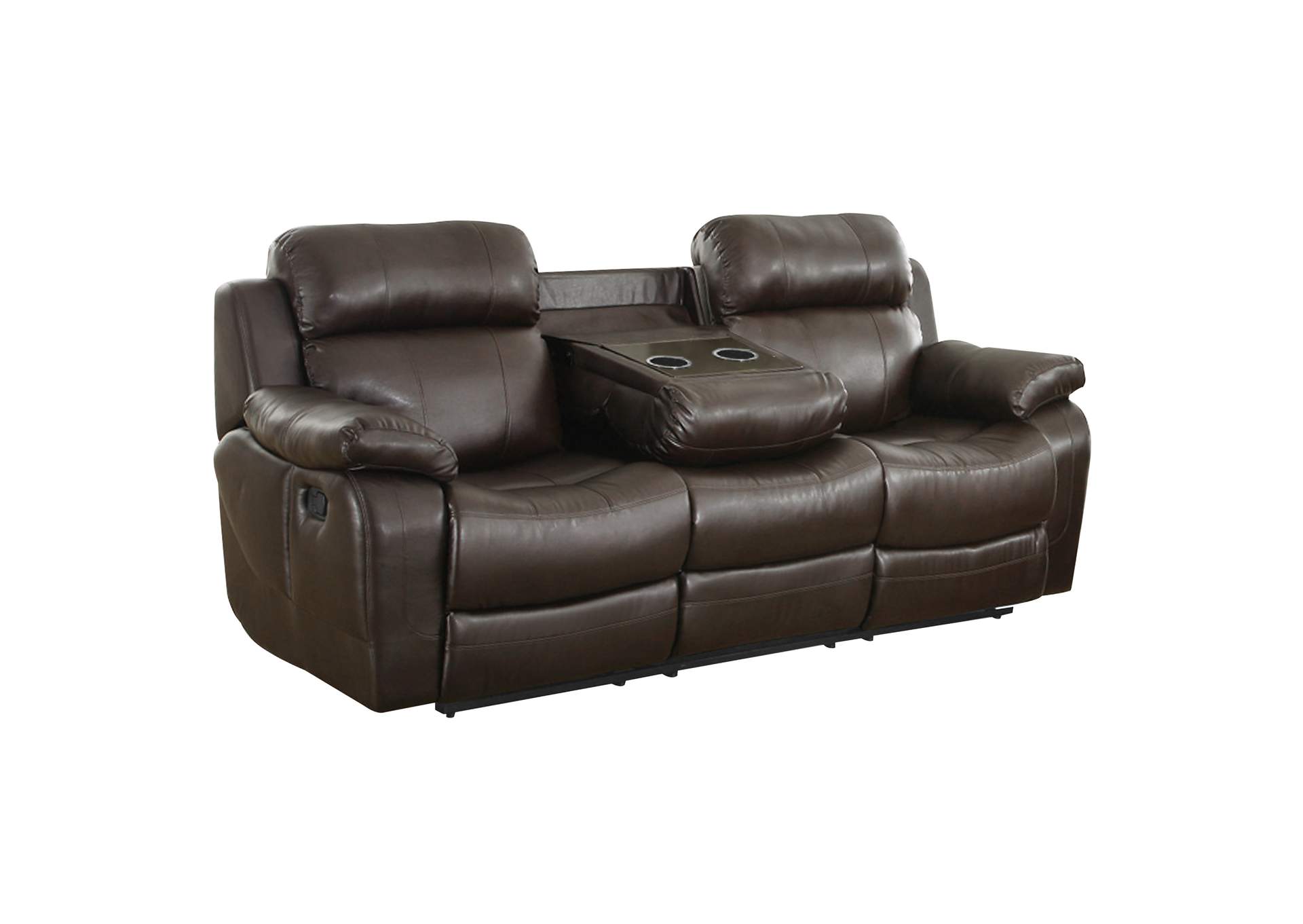 Marille Double Reclining Sofa with Center Drop-Down Cup Holders image 3