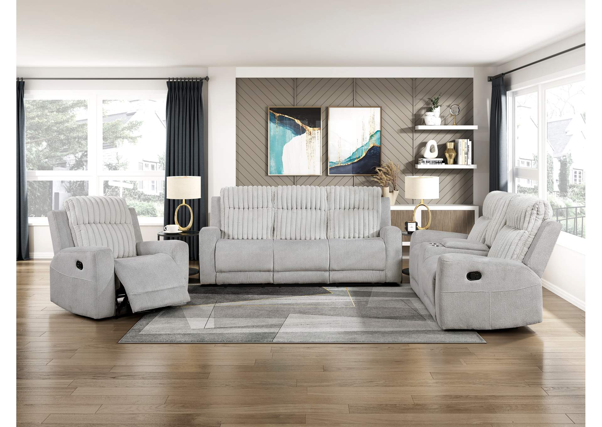 Double Reclining Sofa image 5