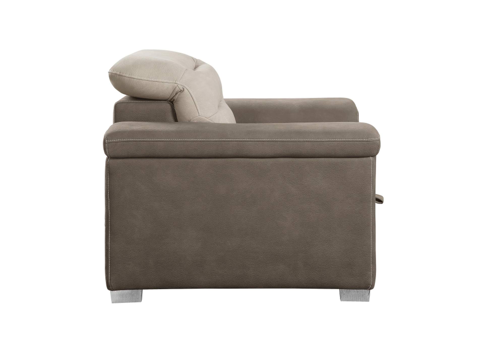 Alfio Chair with Pull-out Ottoman image 4