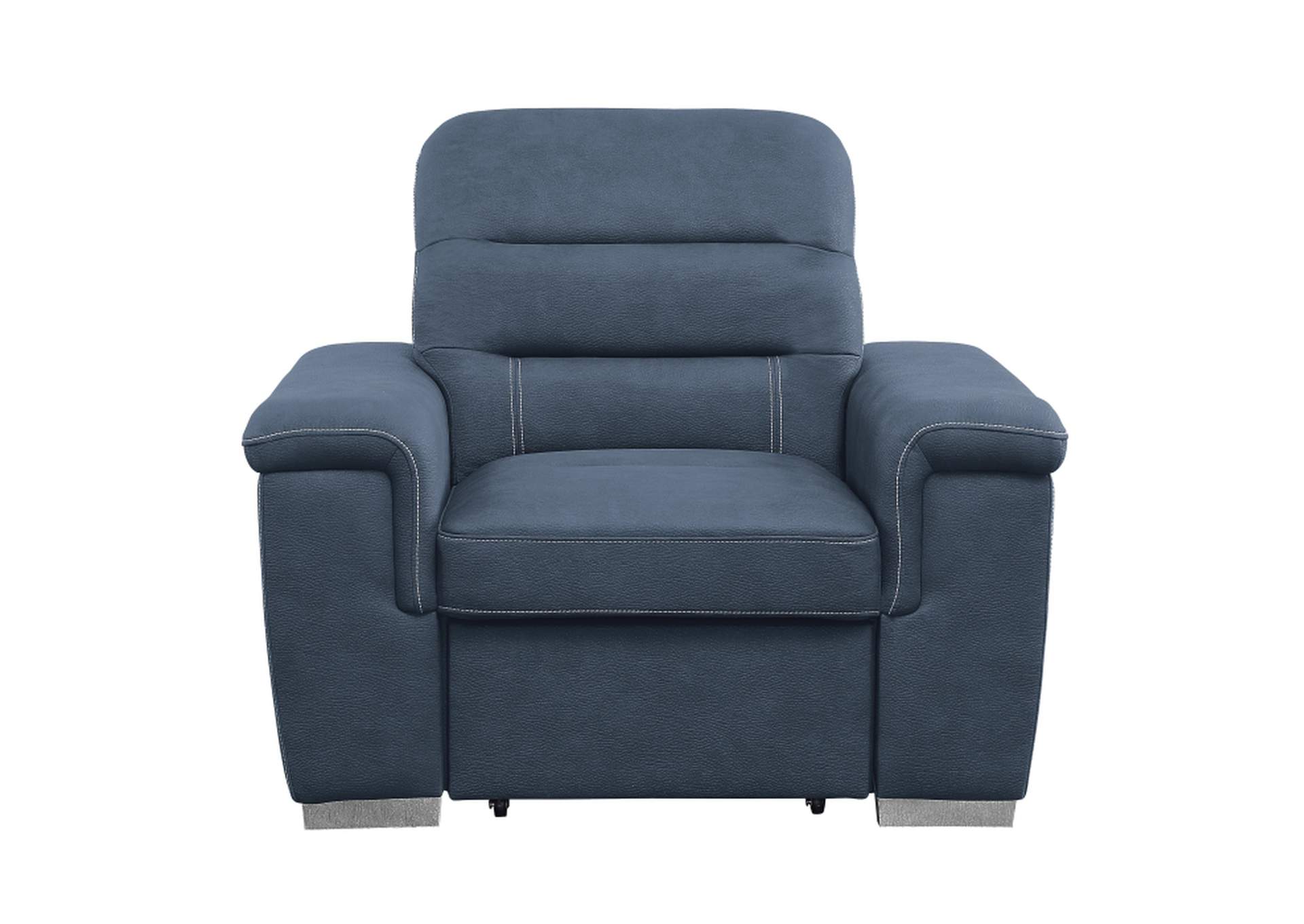 Alfio Chair with Pull-out Ottoman image 1