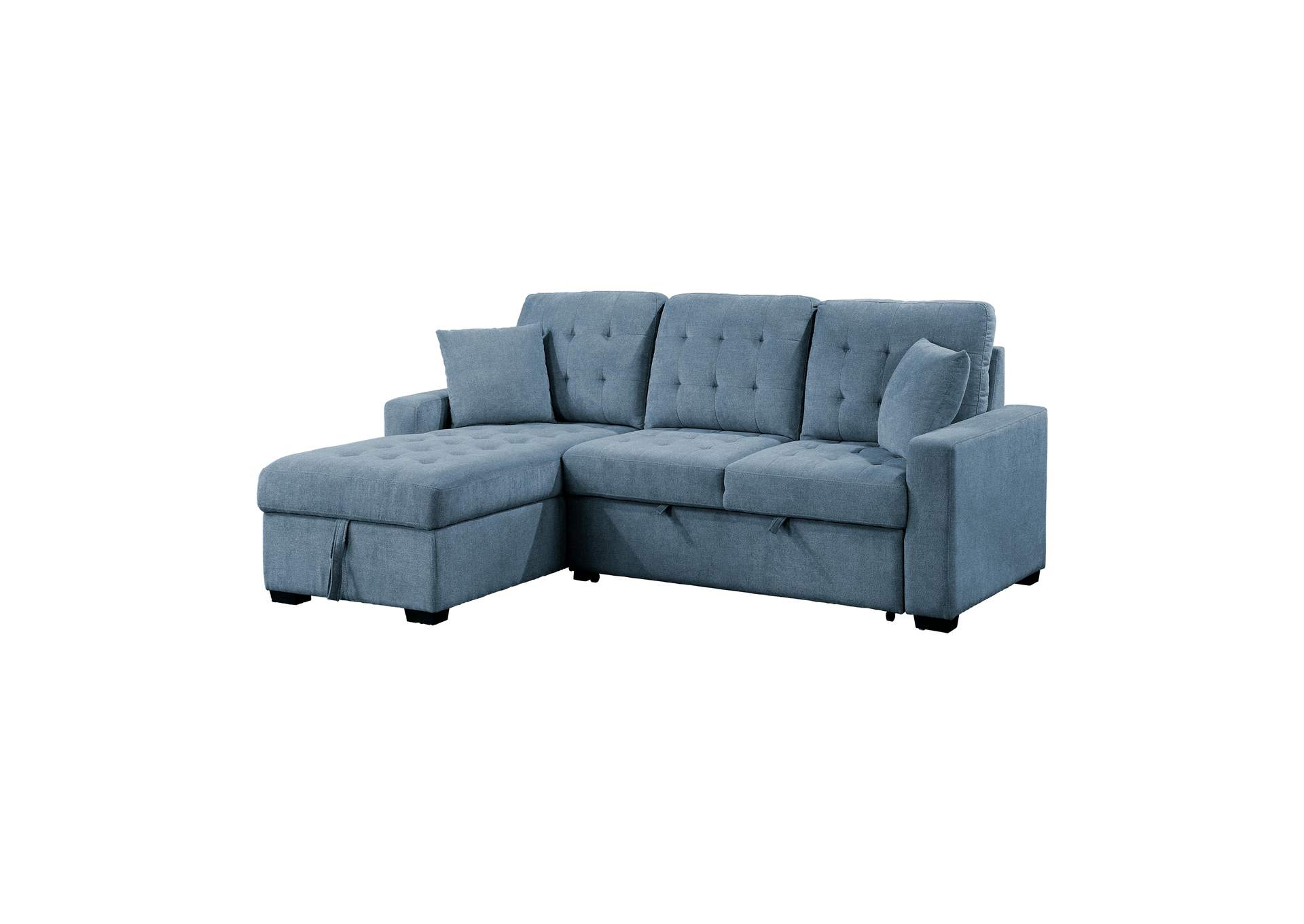 Waitsfield 2-Piece Sectional with Left Chaise, Pull-out Bed and Hidden Storage image 3