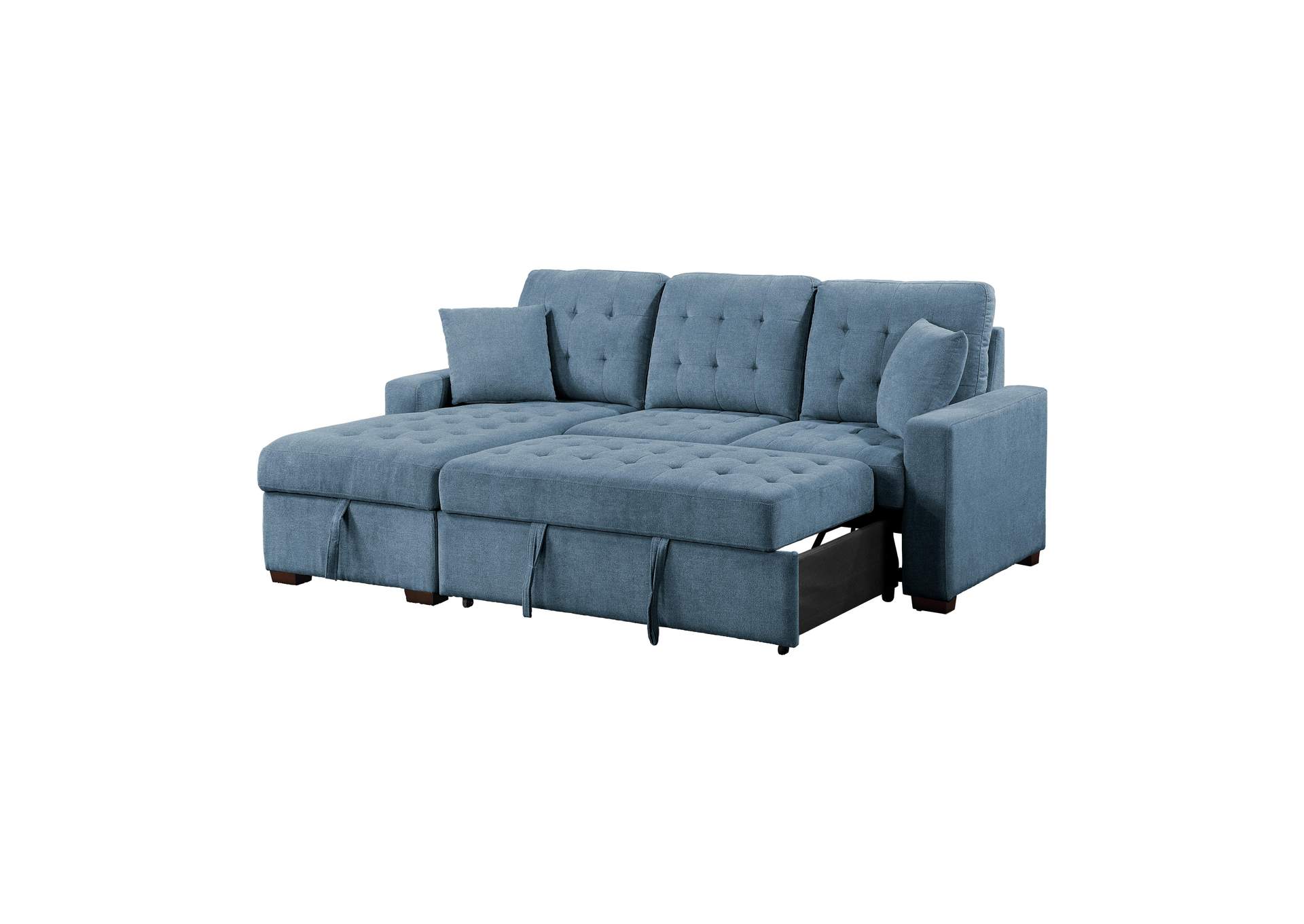 Waitsfield 2-Piece Sectional with Left Chaise, Pull-out Bed and Hidden Storage image 9