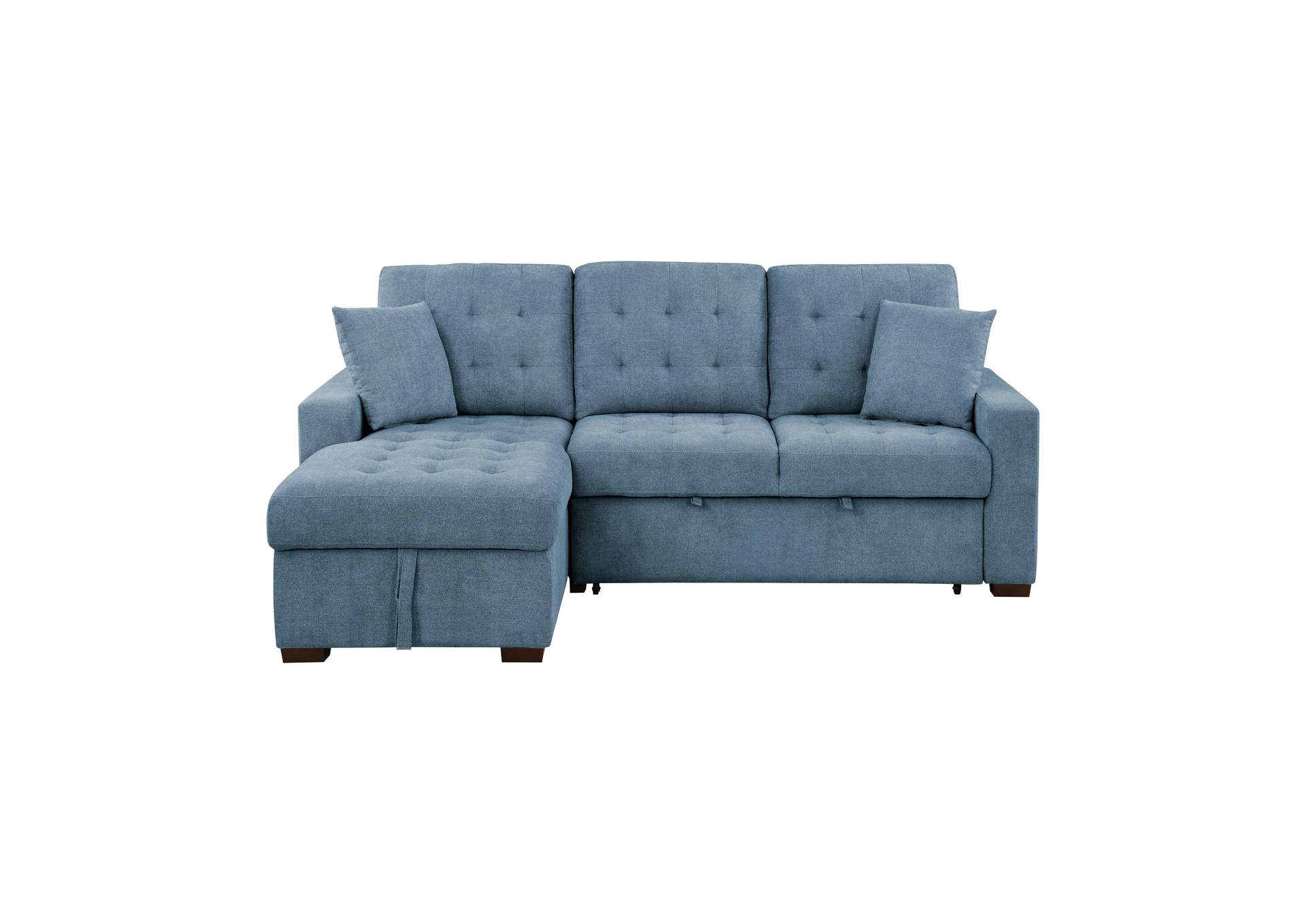 Waitsfield 2-Piece Sectional with Left Chaise, Pull-out Bed and Hidden Storage image 1