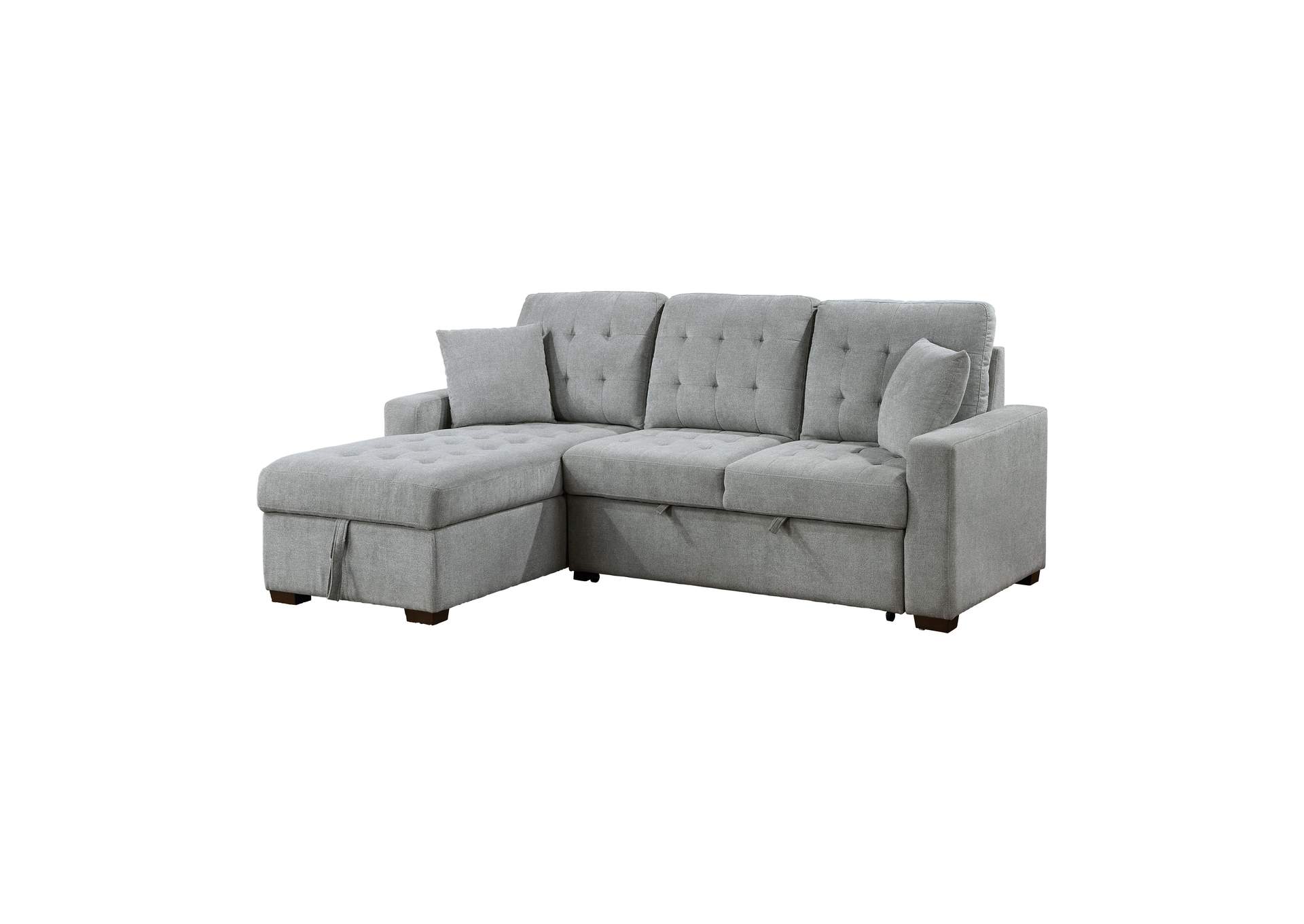 Waitsfield 2-Piece Sectional with Left Chaise, Pull-out Bed and Hidden Storage image 3