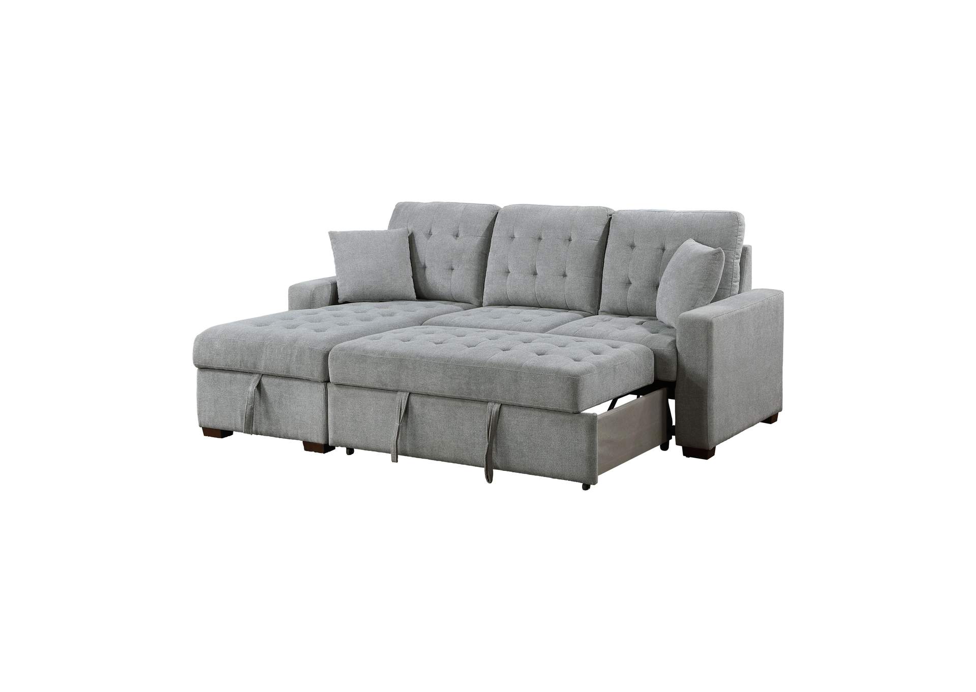 Waitsfield 2-Piece Sectional with Left Chaise, Pull-out Bed and Hidden Storage image 4