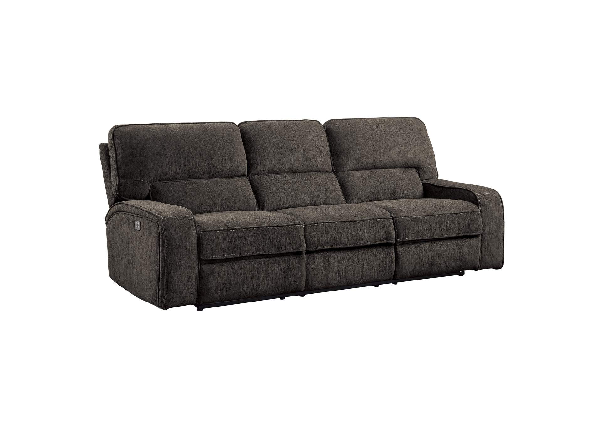 Borneo Power Double Reclining Sofa with Power Headrests and USB Ports image 5