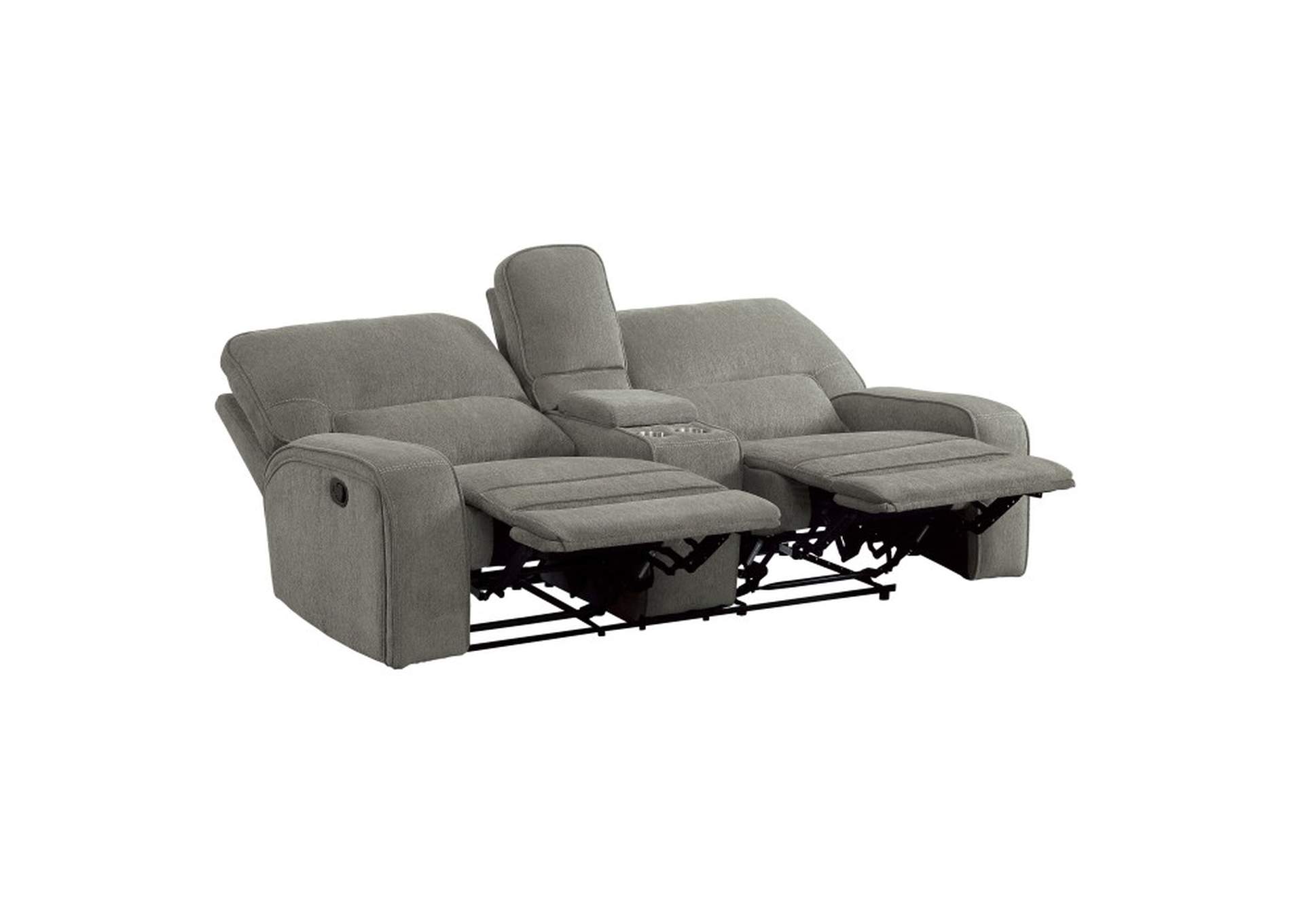 Borneo Double Reclining Love Seat with Center Console image 3