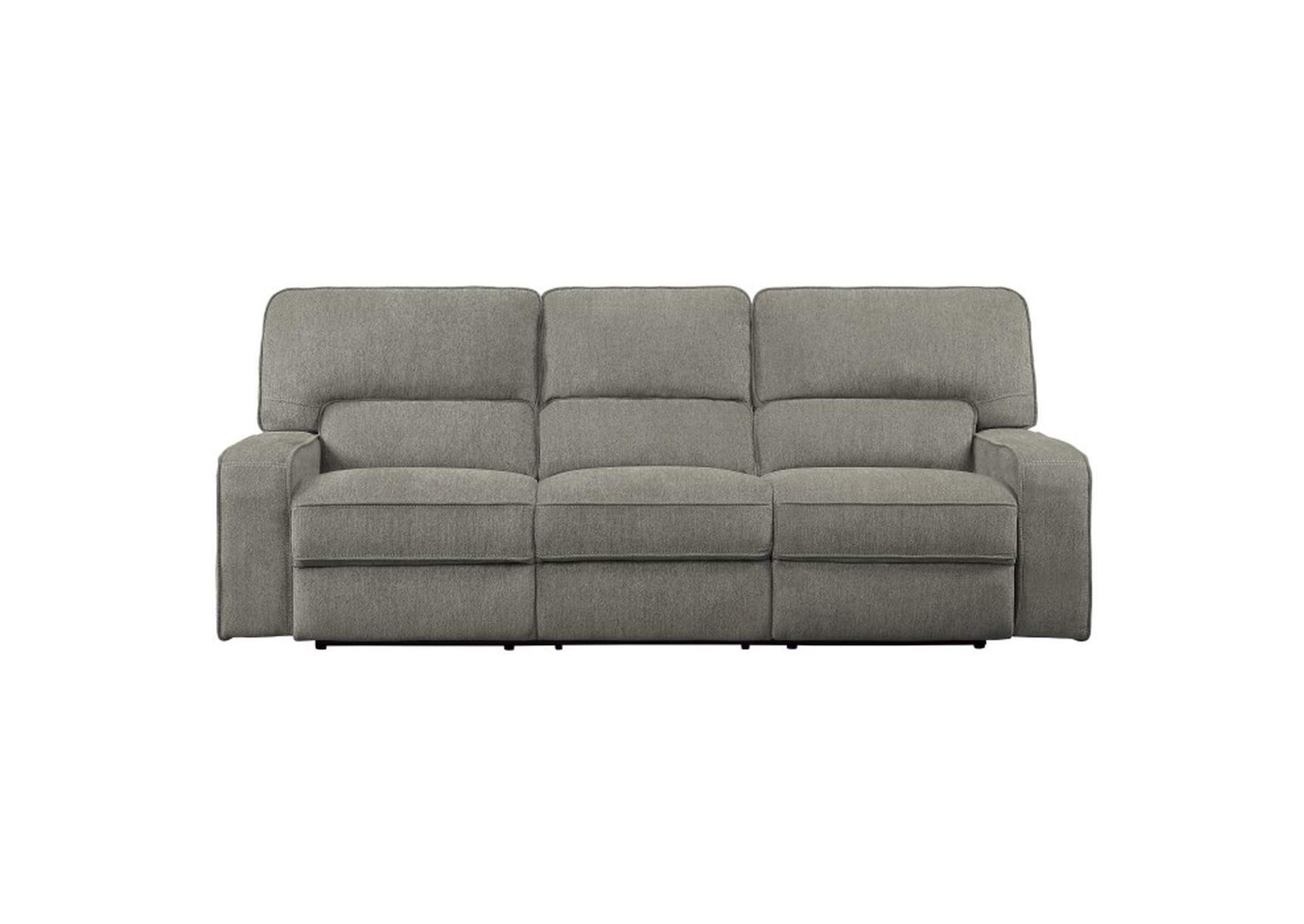 Borneo Power Double Reclining Sofa with Power Headrests and USB Ports image 1