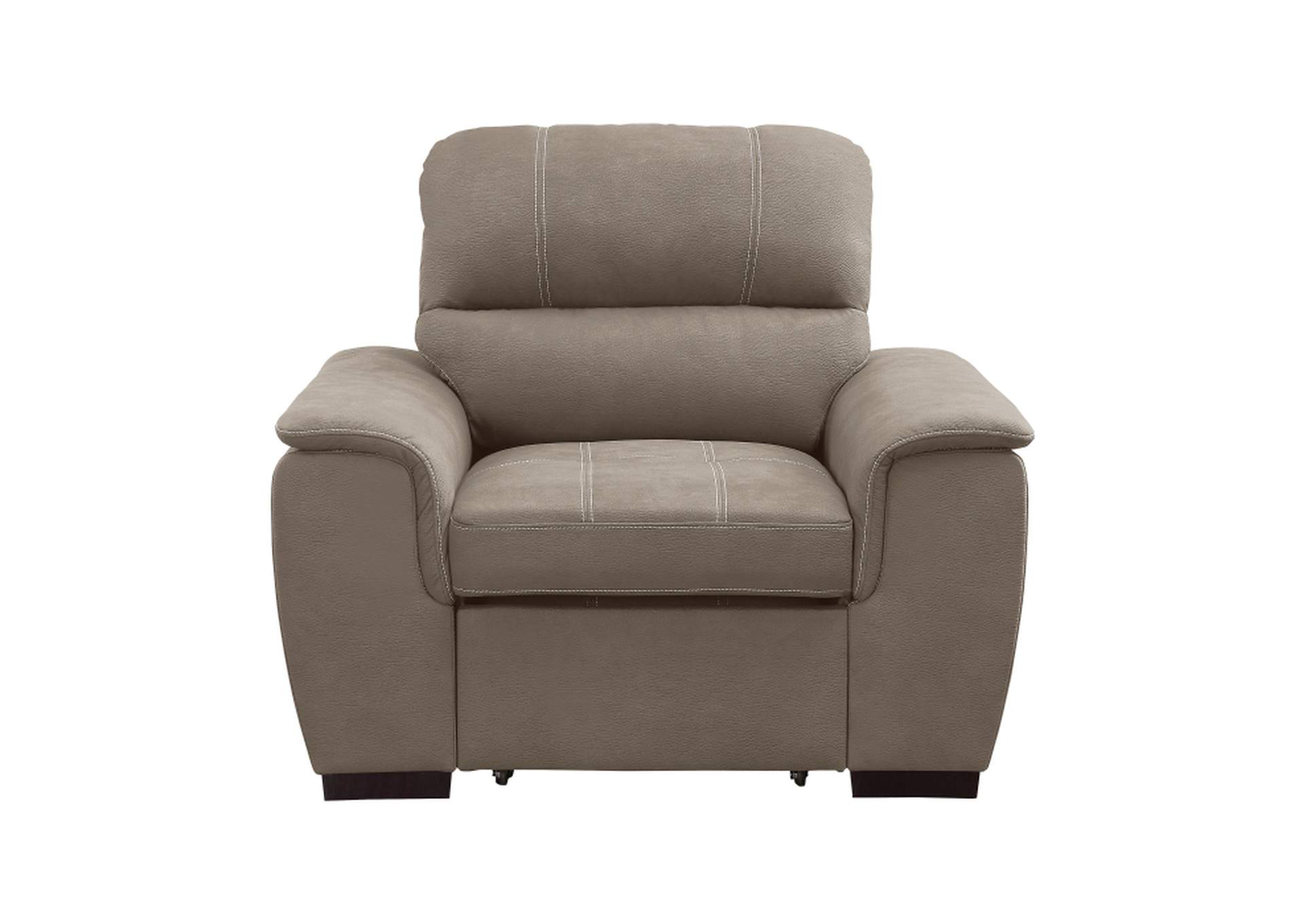 Andes Chair with Pull-out Ottoman image 1